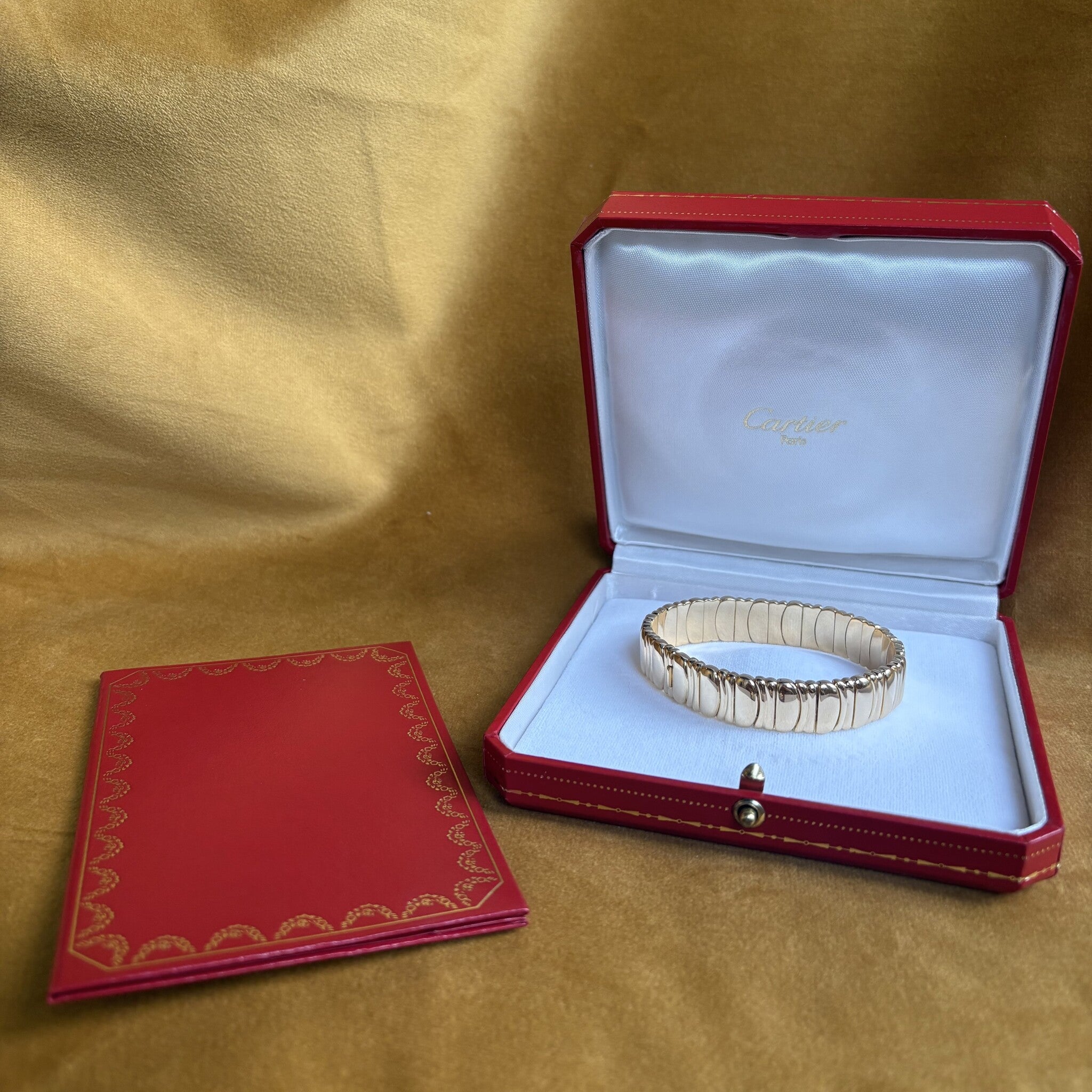 Gouden vintage Cartier armband 18 kt