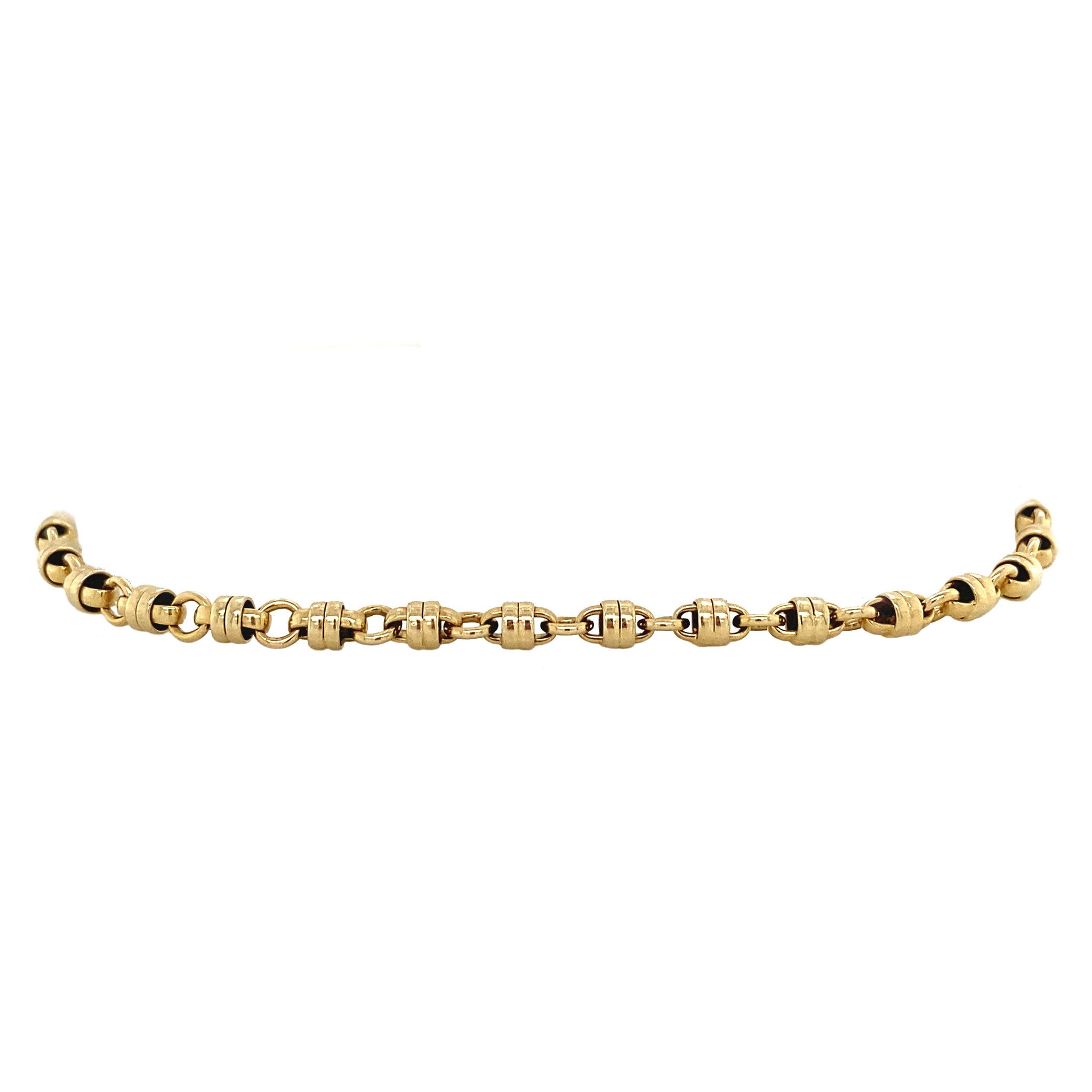 Gouden fantasie armband 14 krt