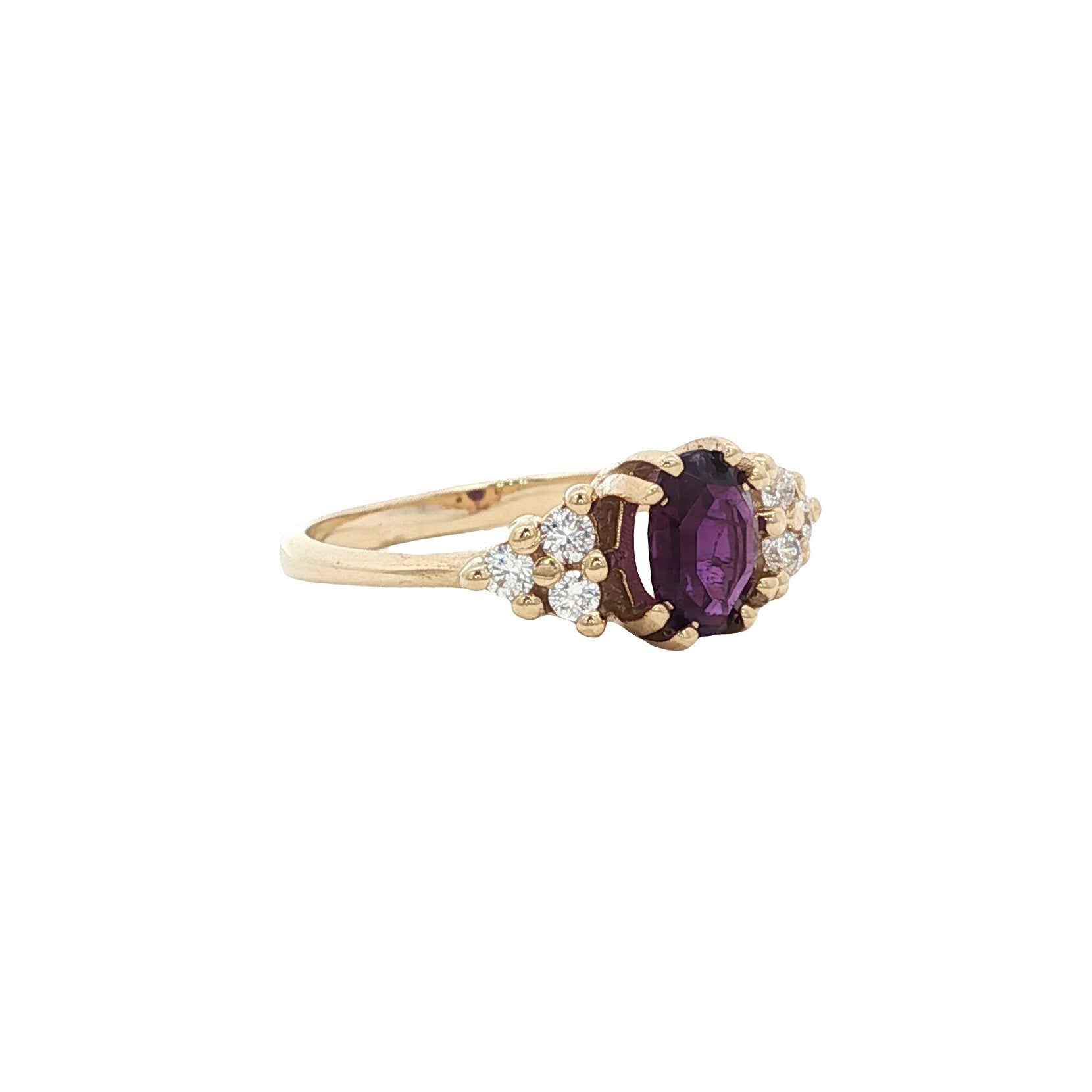 AUDREY RING 14 KRT - VIOLET