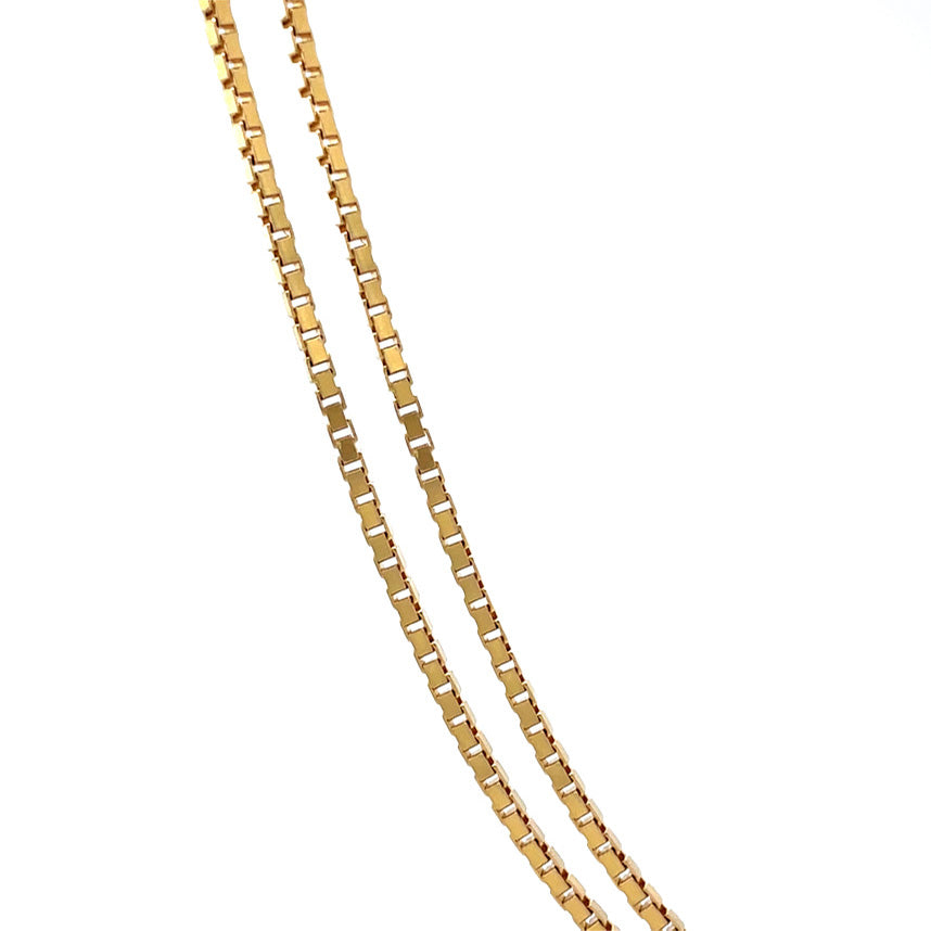 Gold vintage Venetian necklace 14 kt