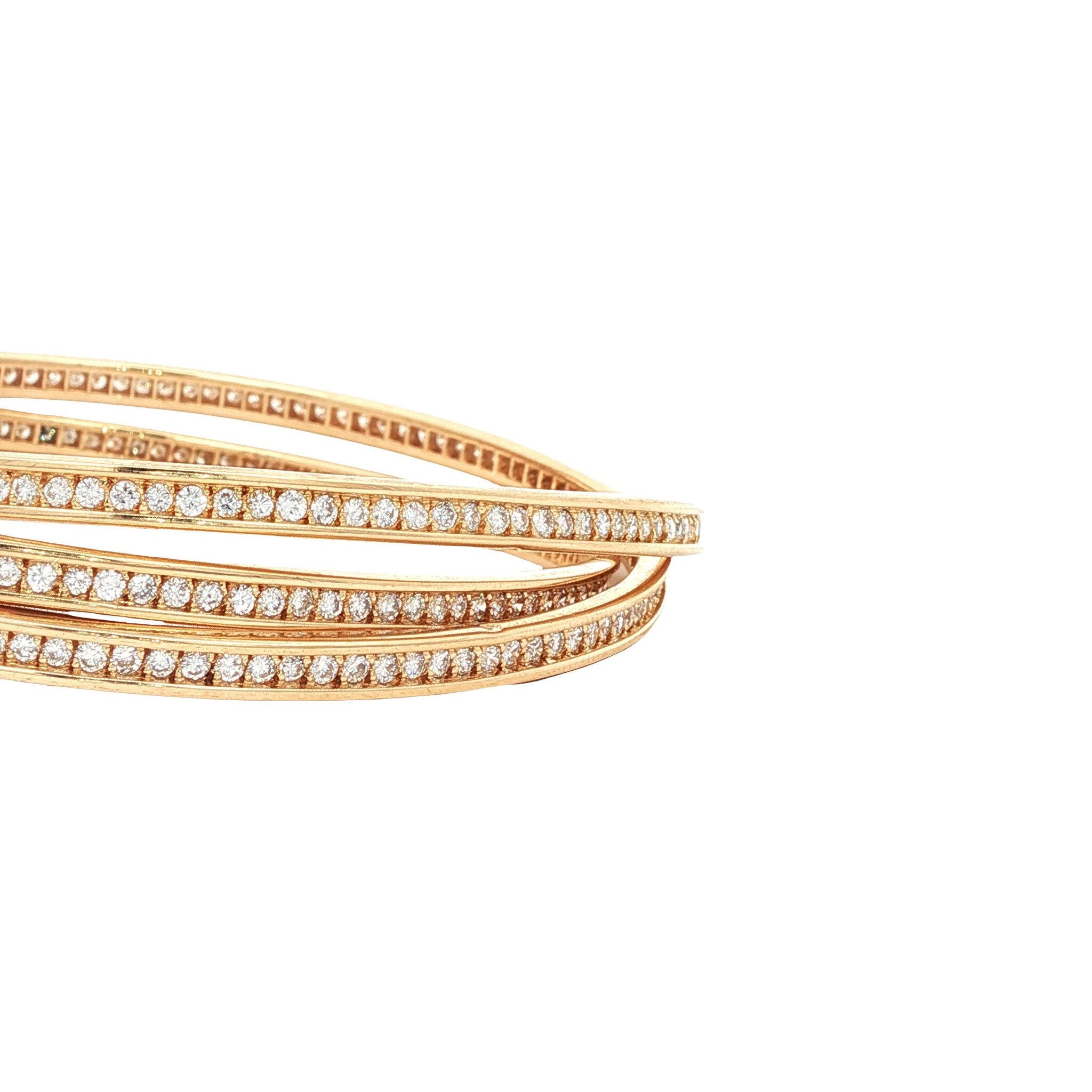 Gouden Cartier Trinity armband met diamant 18 kt