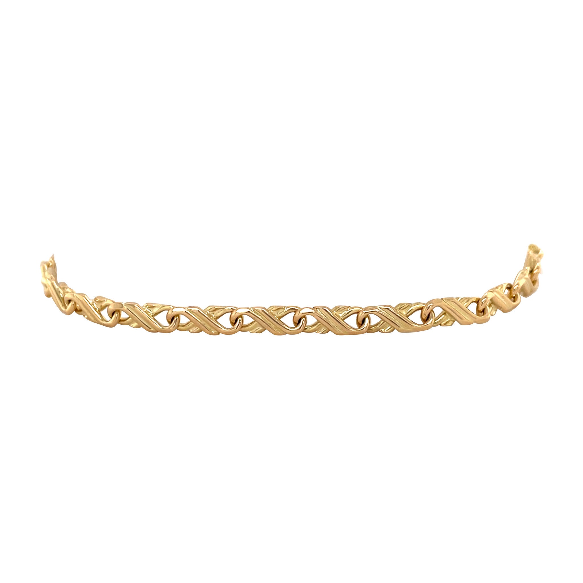 Gold vintage fantasy bracelet 18 kt