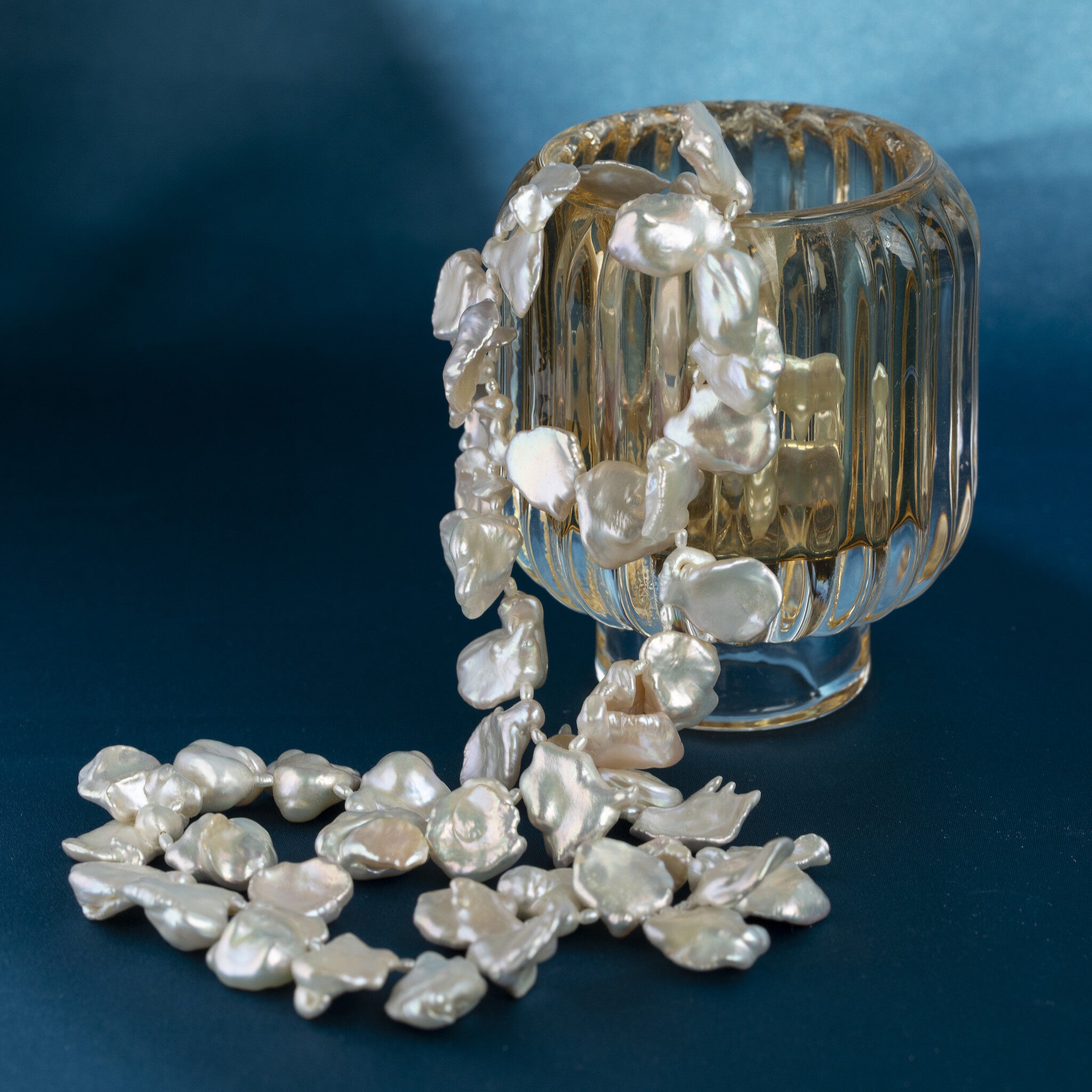 Parel collier met zilveren sluiting 925