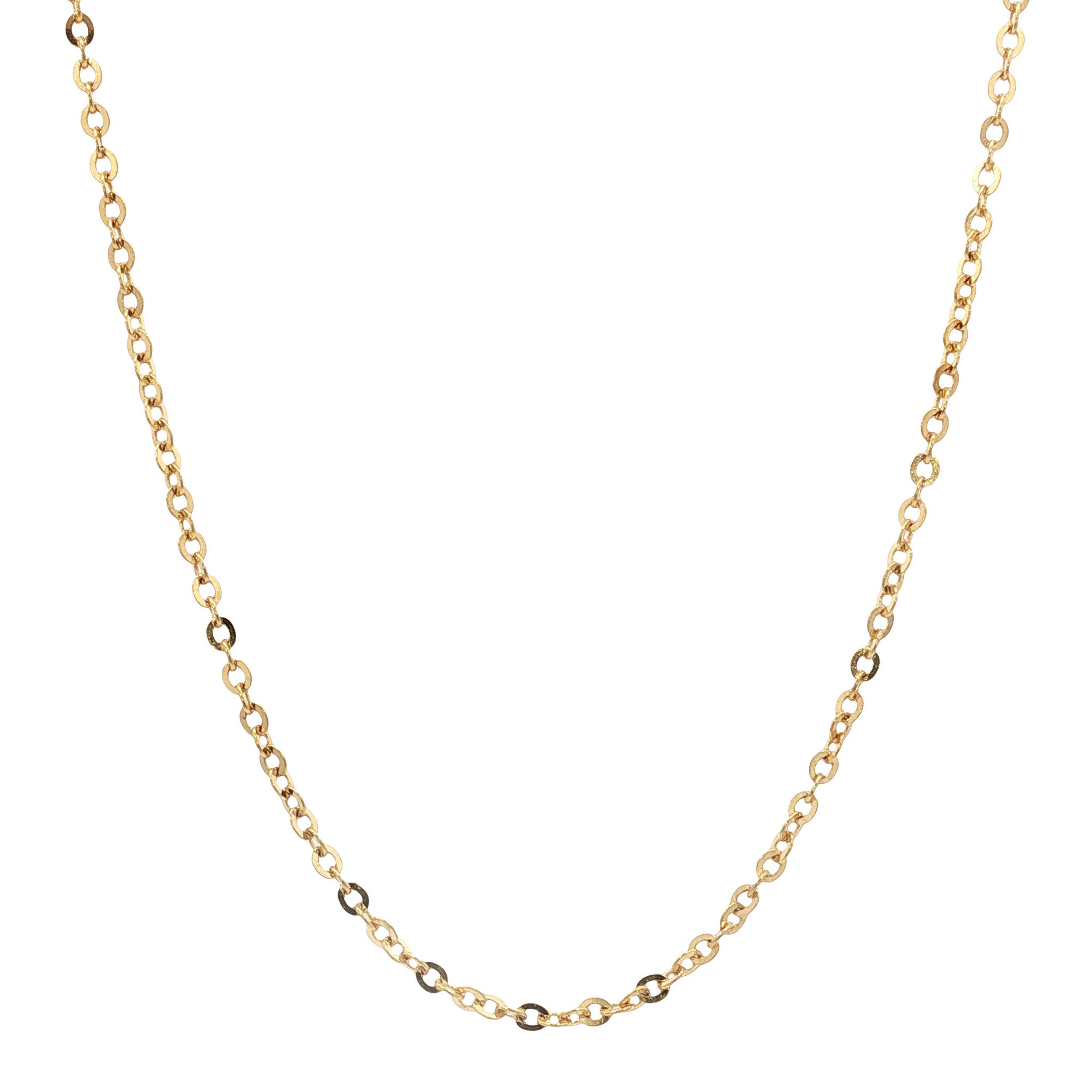 Gouden anker collier 18 kt
