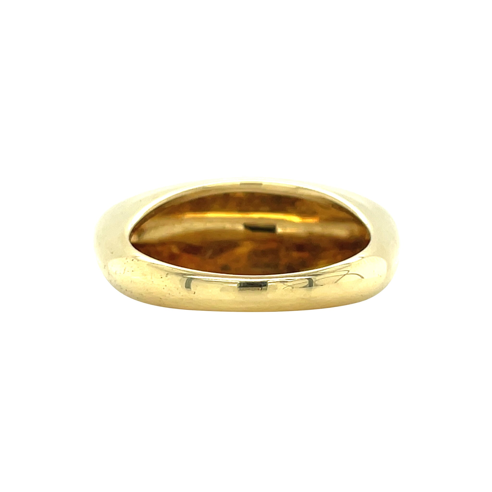 Gouden vintage fantasie ring 18 kt