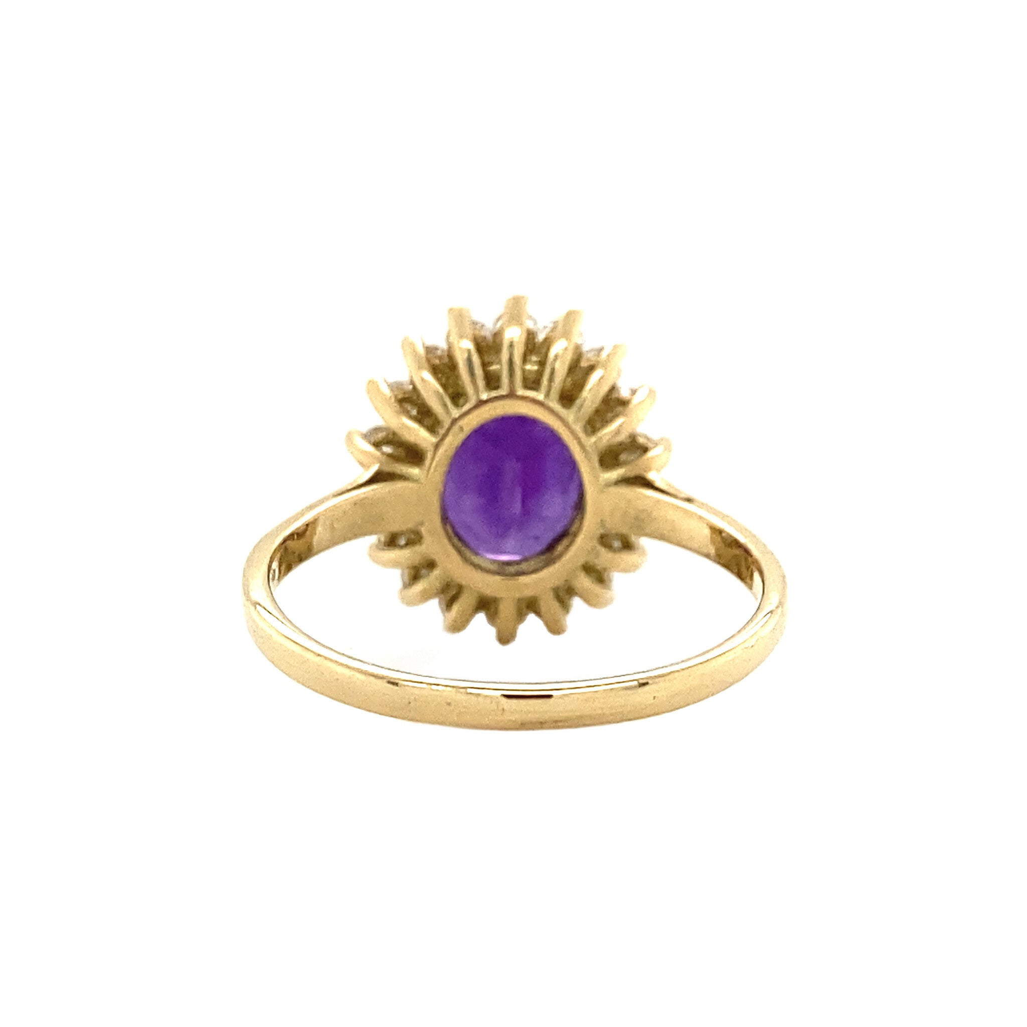 Lady Di ring 14 krt - Violet