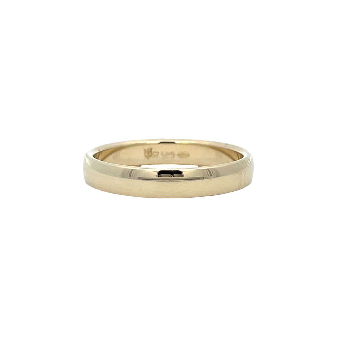 Vintage smooth 14 kt gold ring