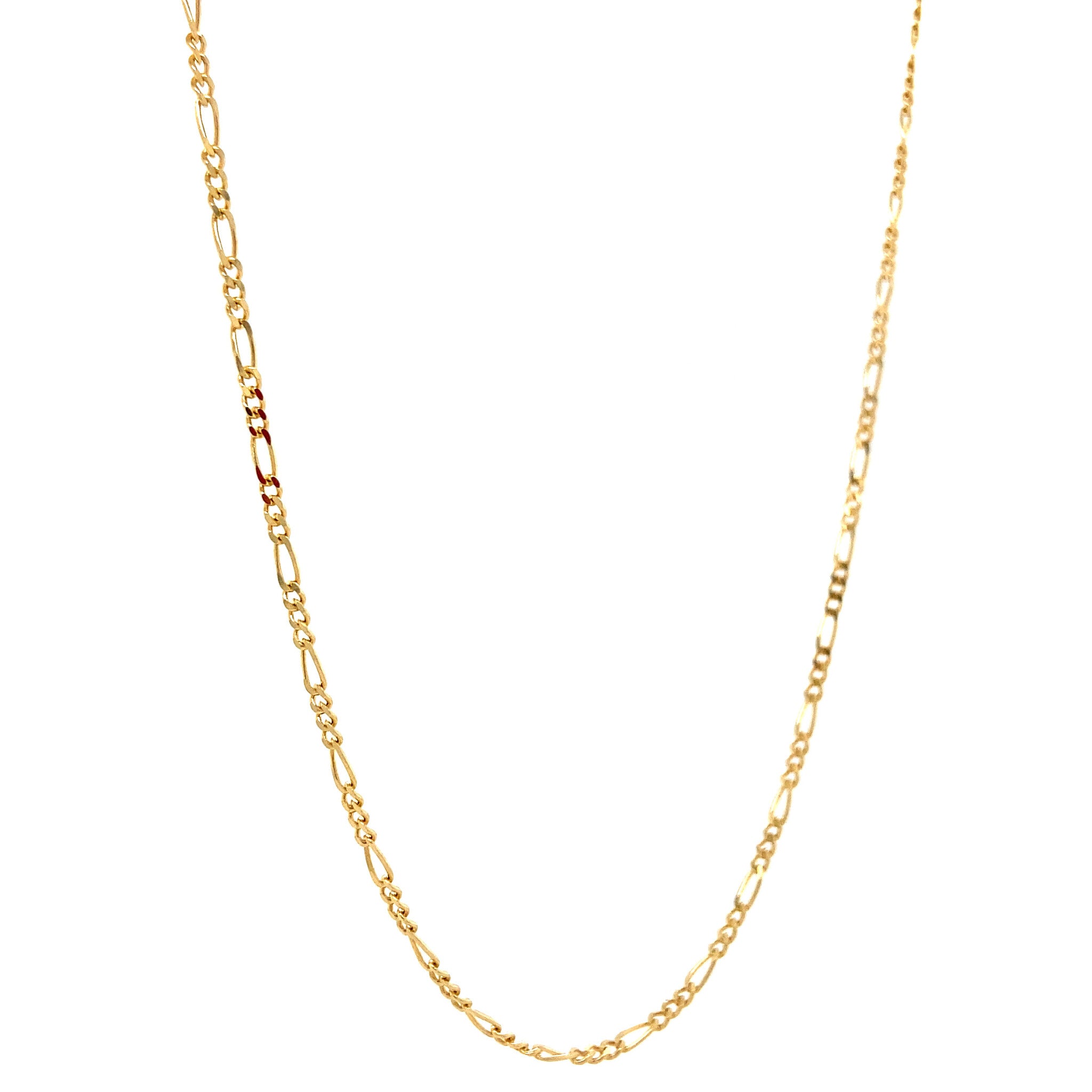 Gouden figaro collier 14 krt