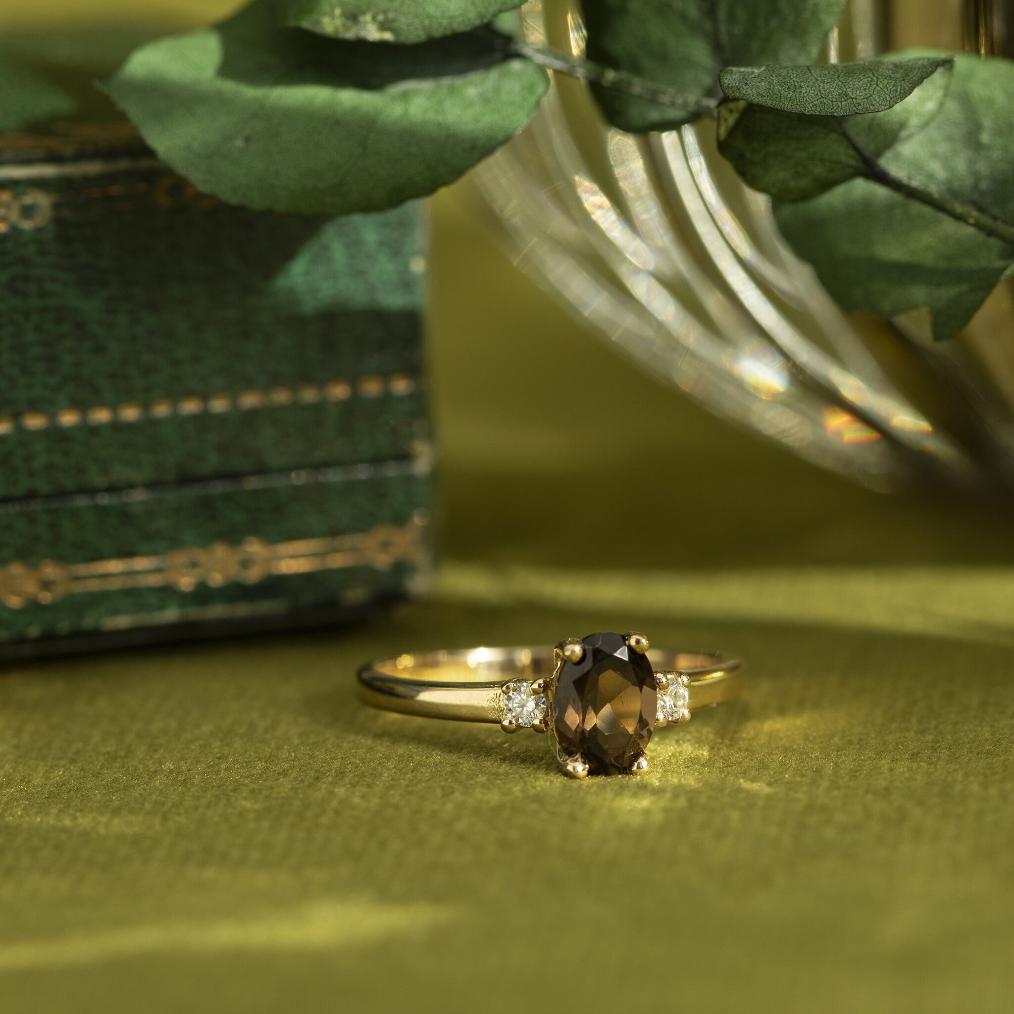 Grace ring 14 kt - Solid rock