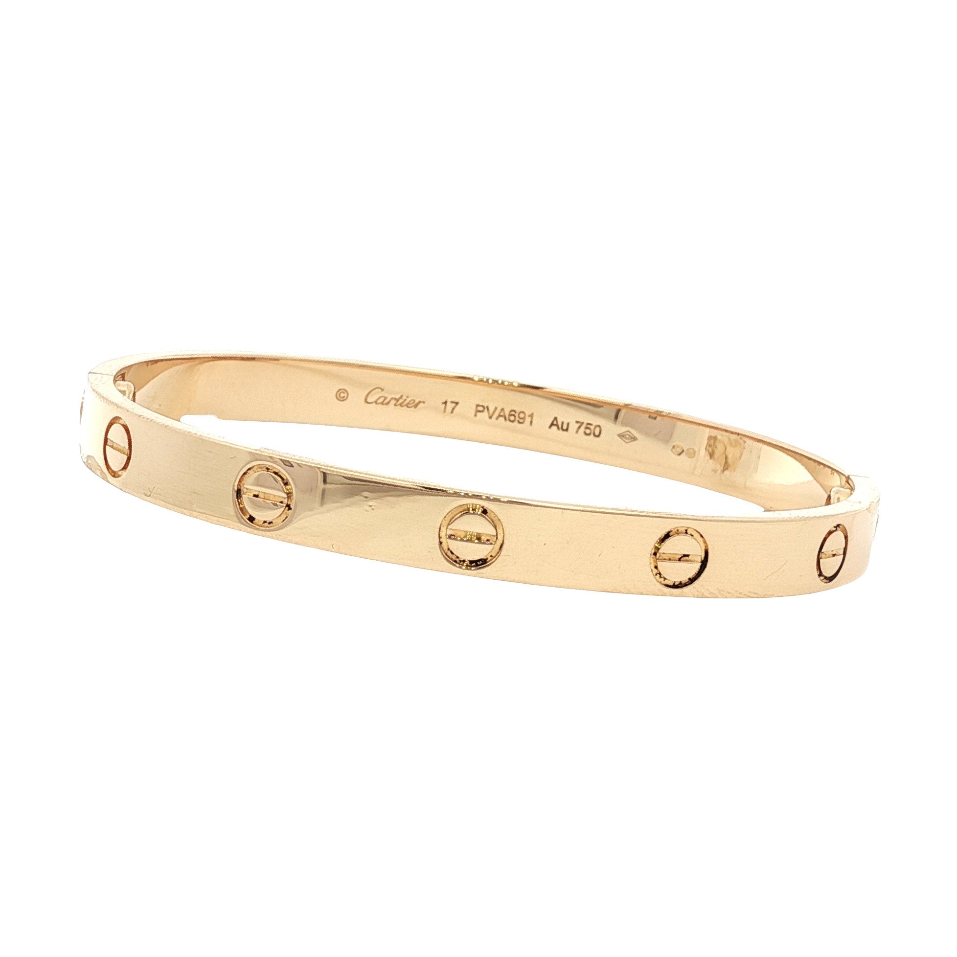 Gouden vintage Cartier LOVE armband 18 kt