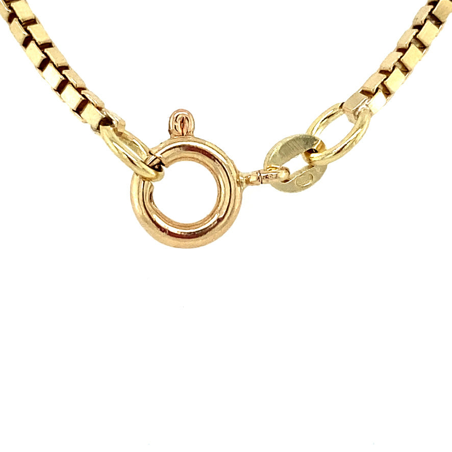 Gouden venetiaan collier 14 krt
