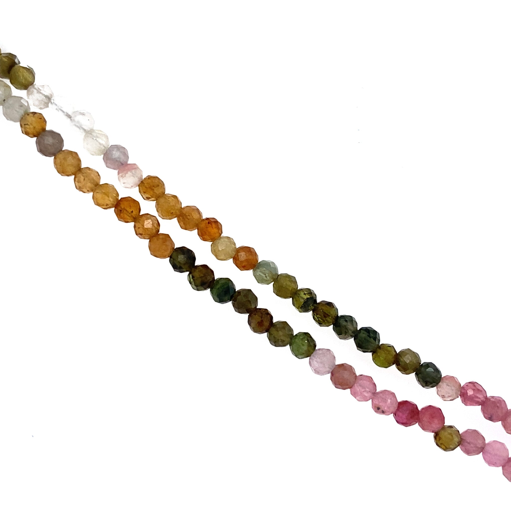 Toermalijn collier met parel 14 krt