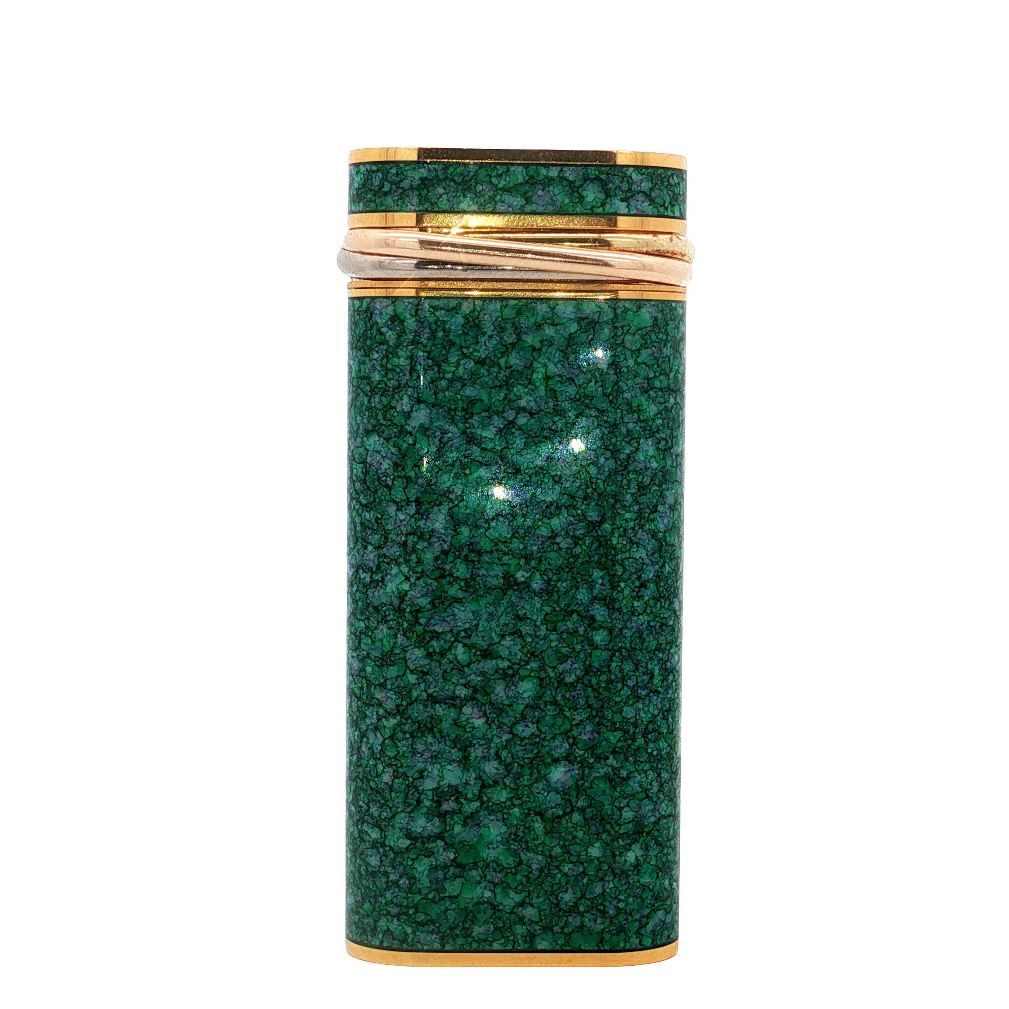 Vintage Must de Cartier green marble aansteker