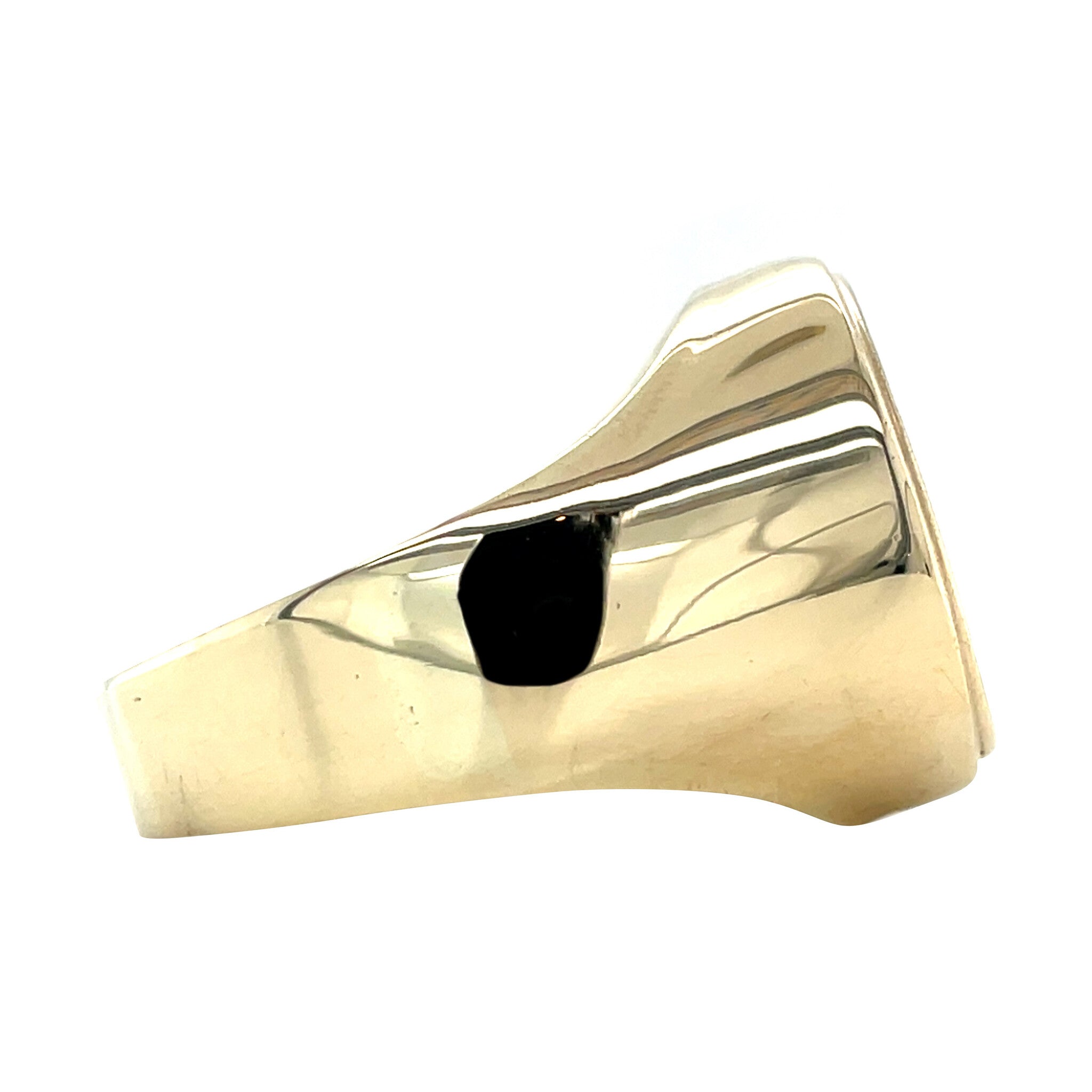 Gouden vintage munt ring 14 krt