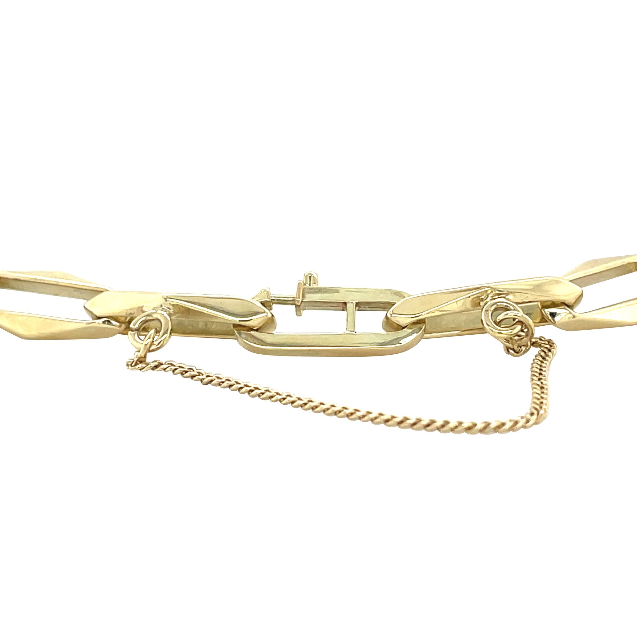 Gouden vintage closed forever armband 14 kt