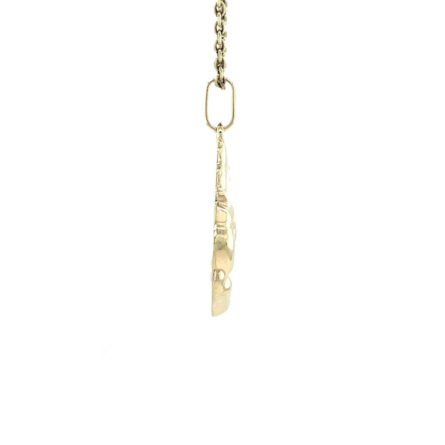 Vintage gold Winnie the Pooh pendant 14 kt