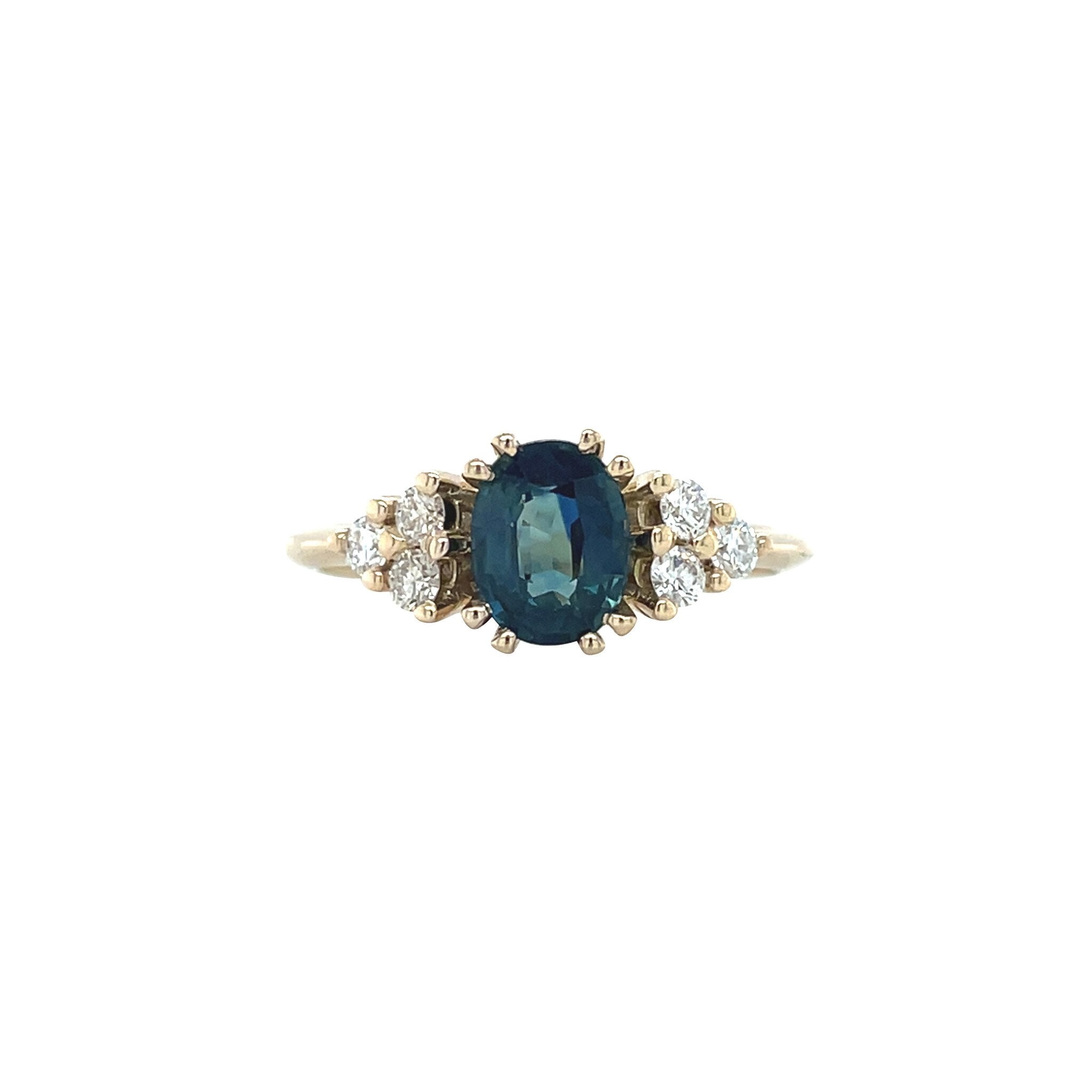 Audrey ring 14 krt - Sapphire