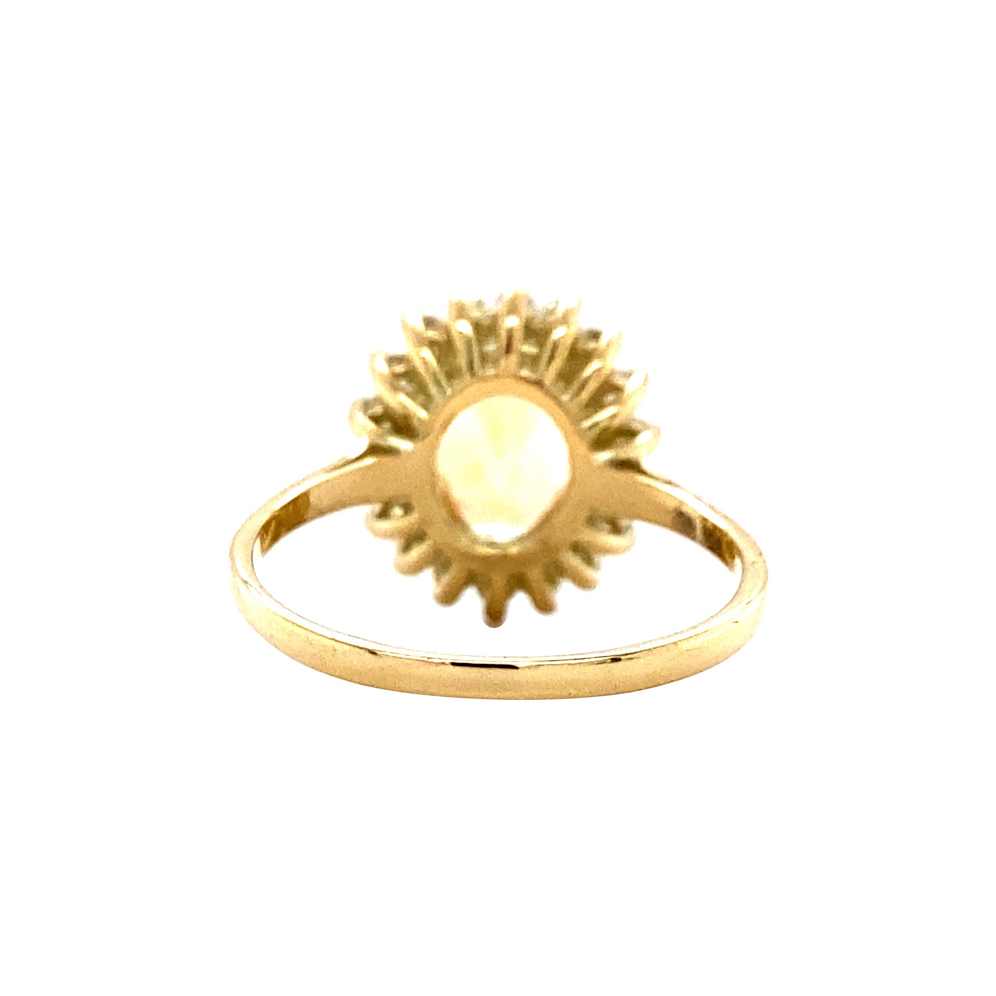 Lady Di ring 14 krt - Sunflower