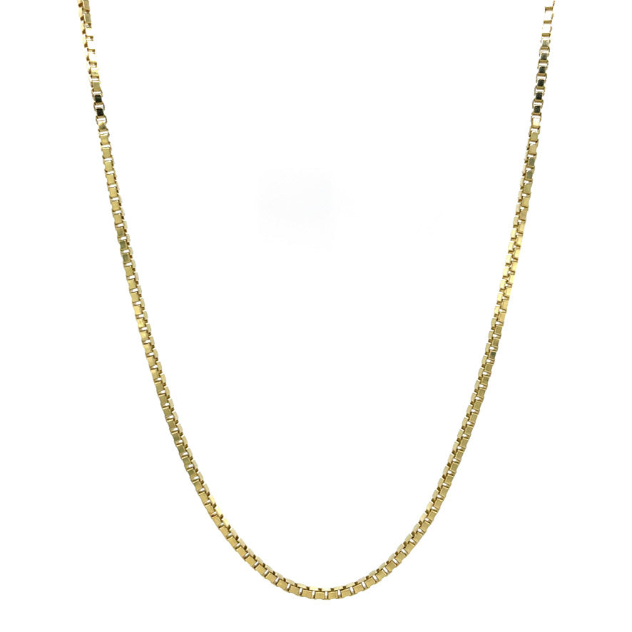 Gouden vintage venetiaan lengtecollier 14 krt