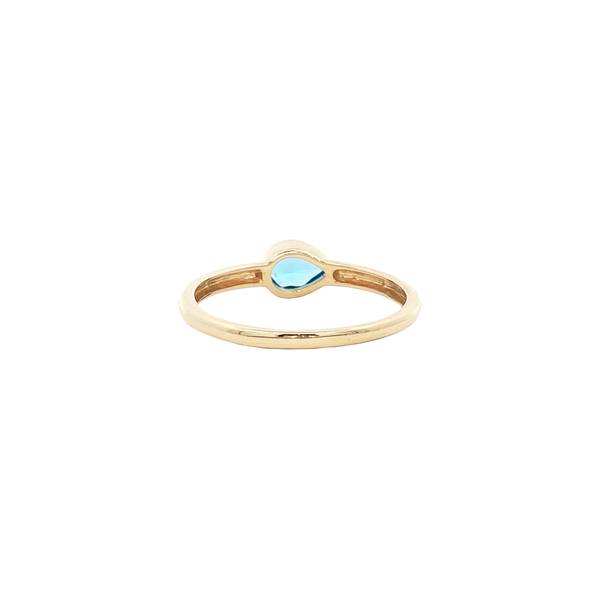 Topaz ring, 9 kt