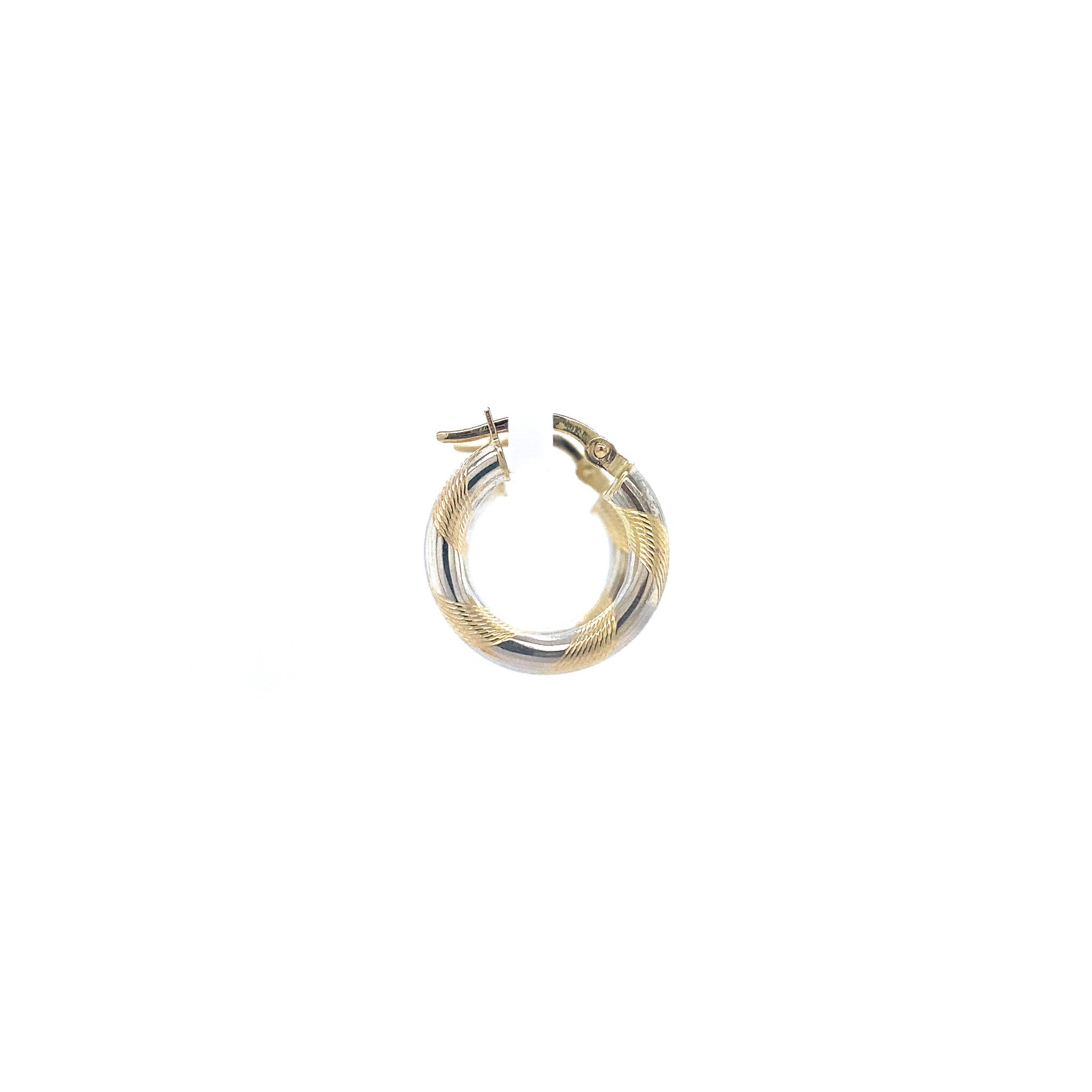 18 kt gold earrings