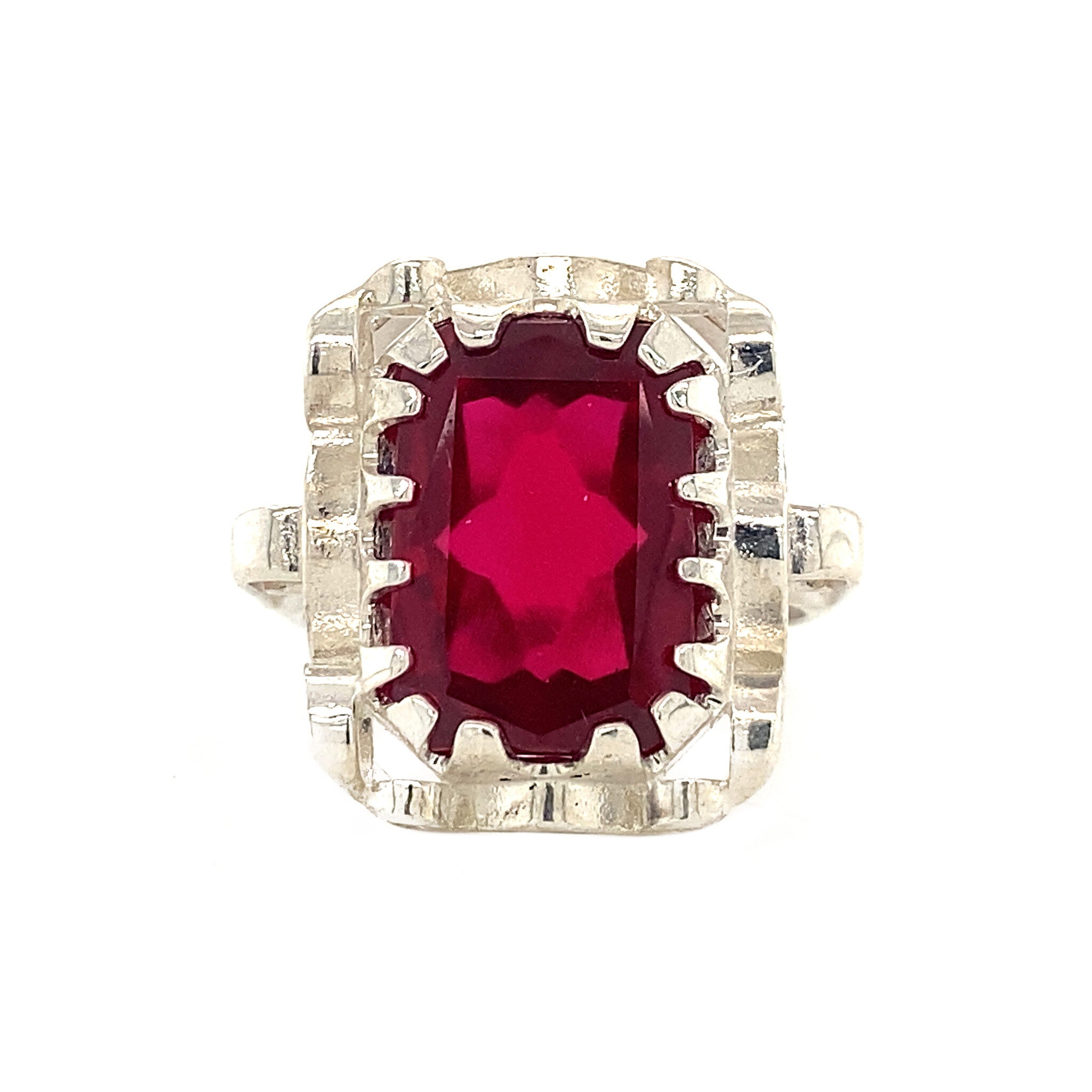 Queen's ring 925 - Hot Pink
