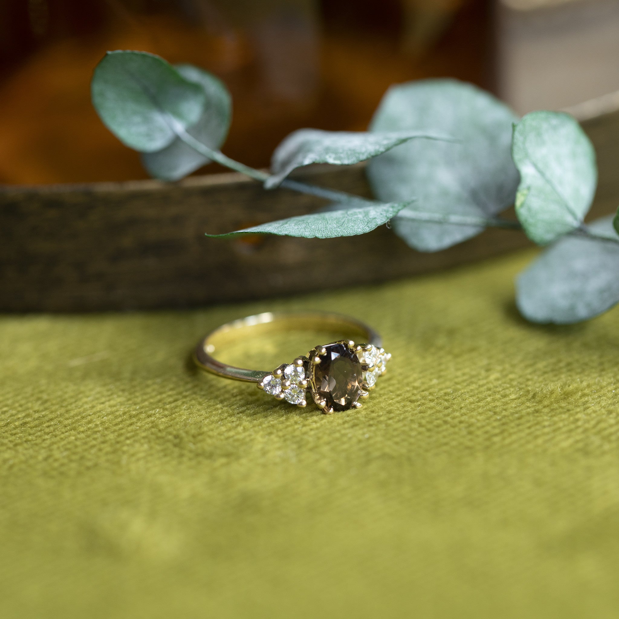 Audrey ring 14 krt - Solid Rock