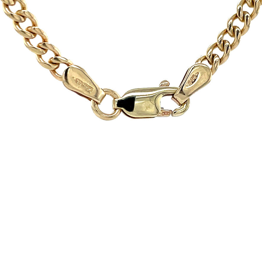 Gouden vintage fantasie collier 14 krt