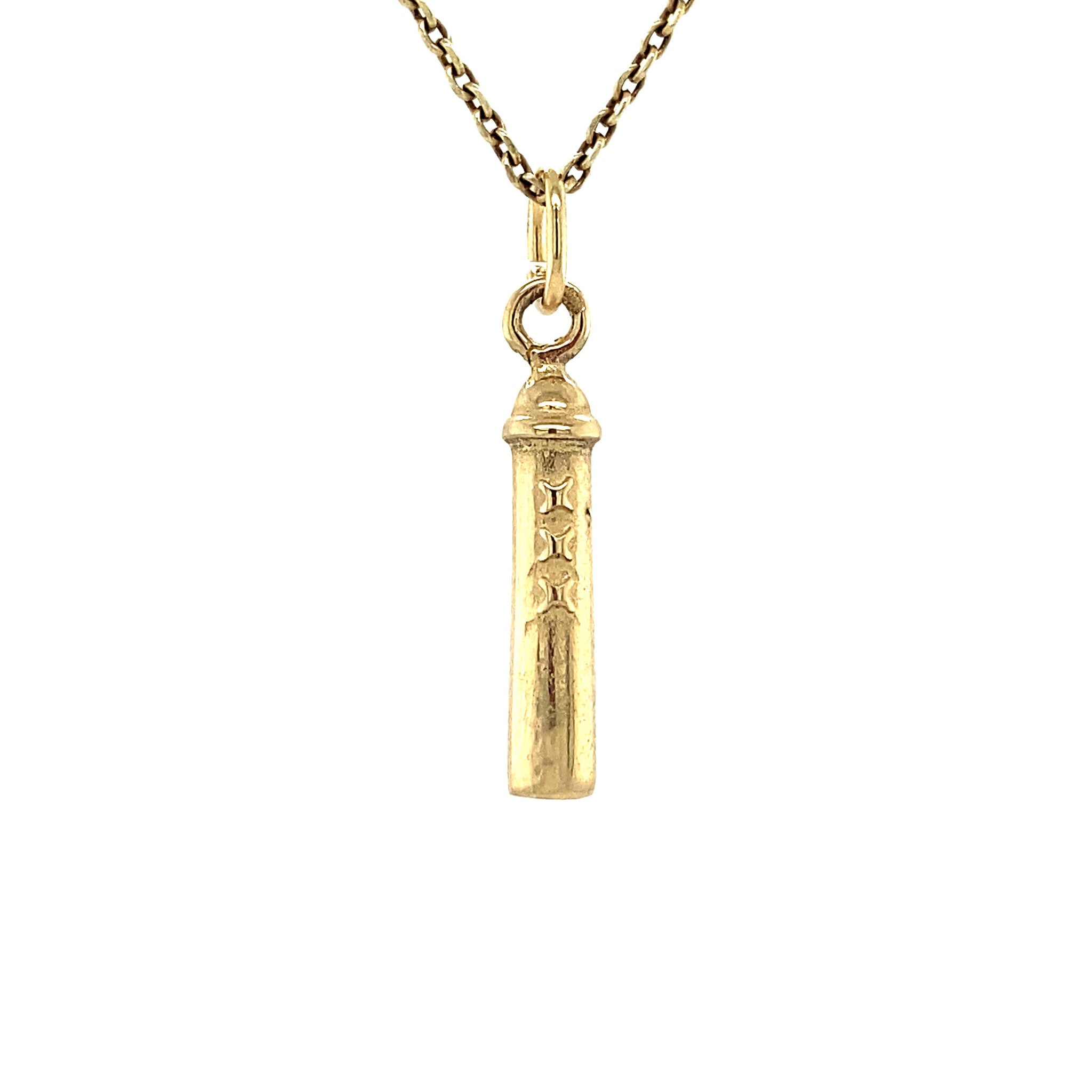 Gouden hanger Amsterdammertje 14 krt