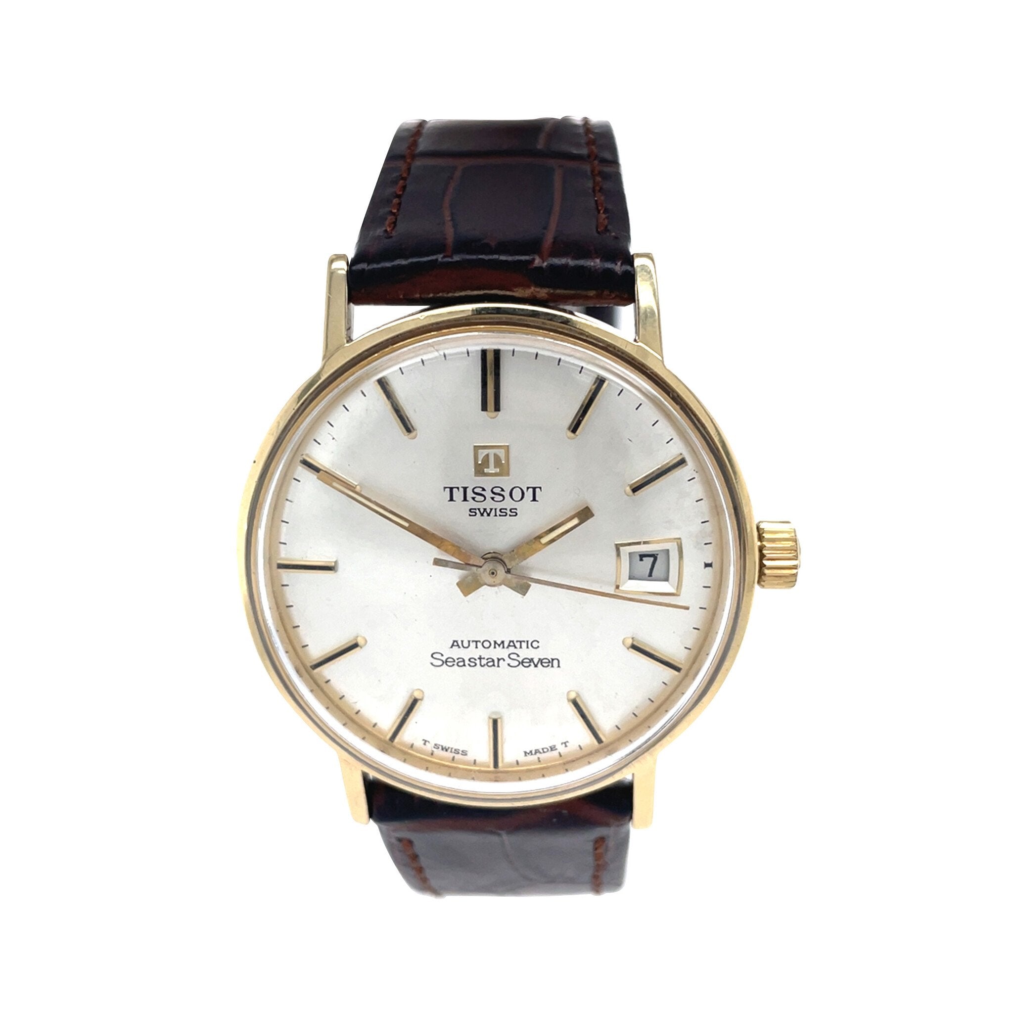 Vintage Tissot Seastar Seven horloge 14 krt