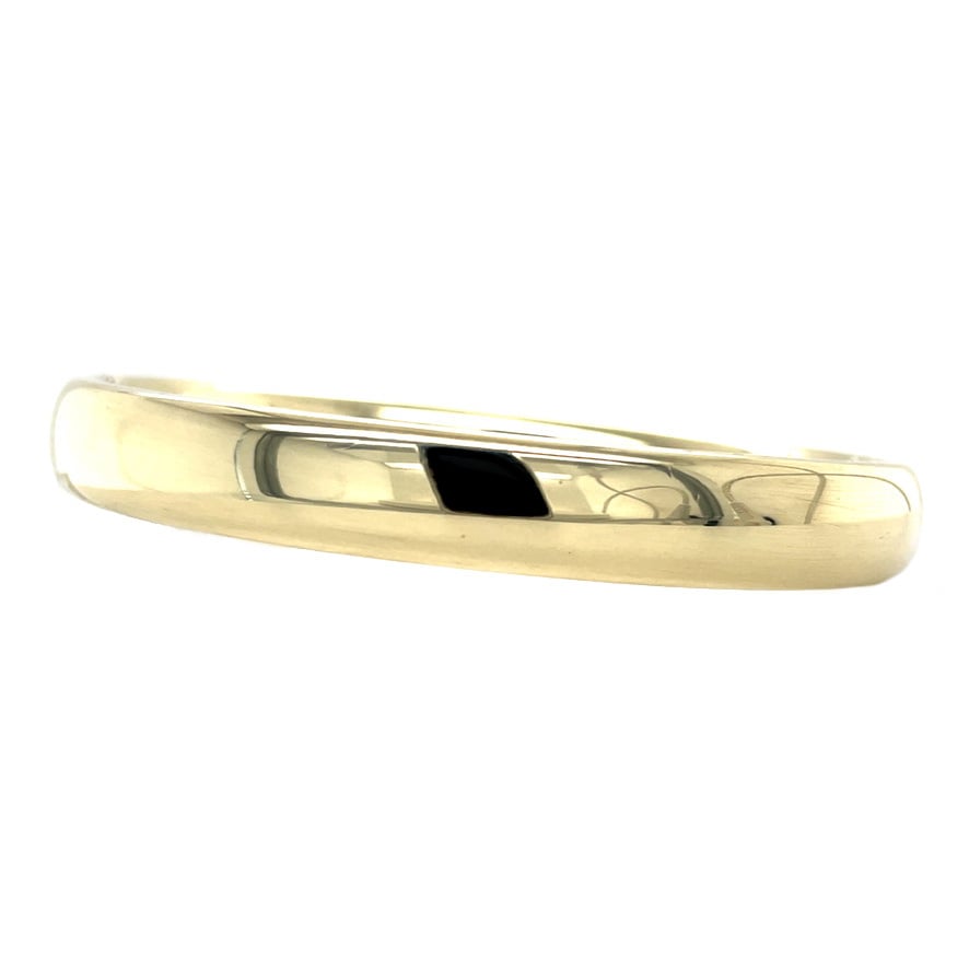 Zilgold smooth vintage bangle 14 kt/925