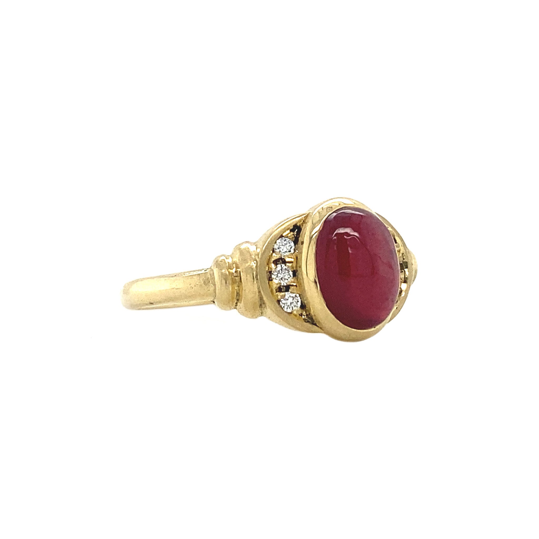 Jane ring 14 krt - Ruby Ruby