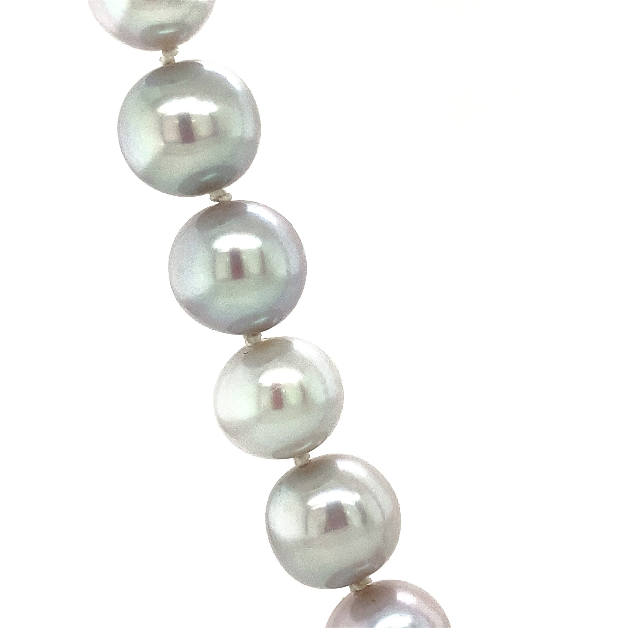 Parel collier met zilveren sluiting 925