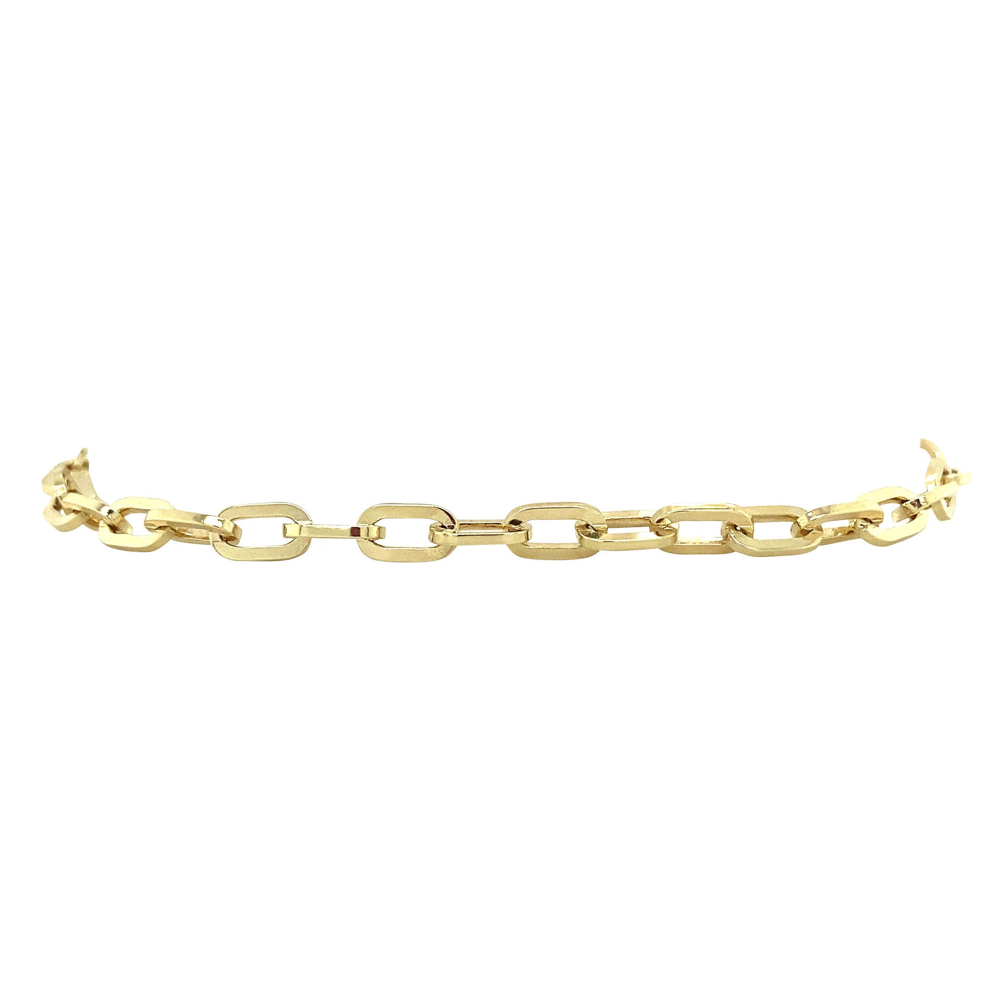 Gold closed forever bracelet 14 krt