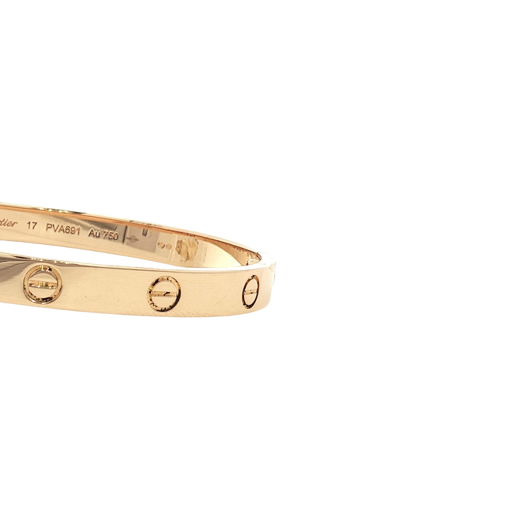 Gouden vintage Cartier LOVE armband 18 kt