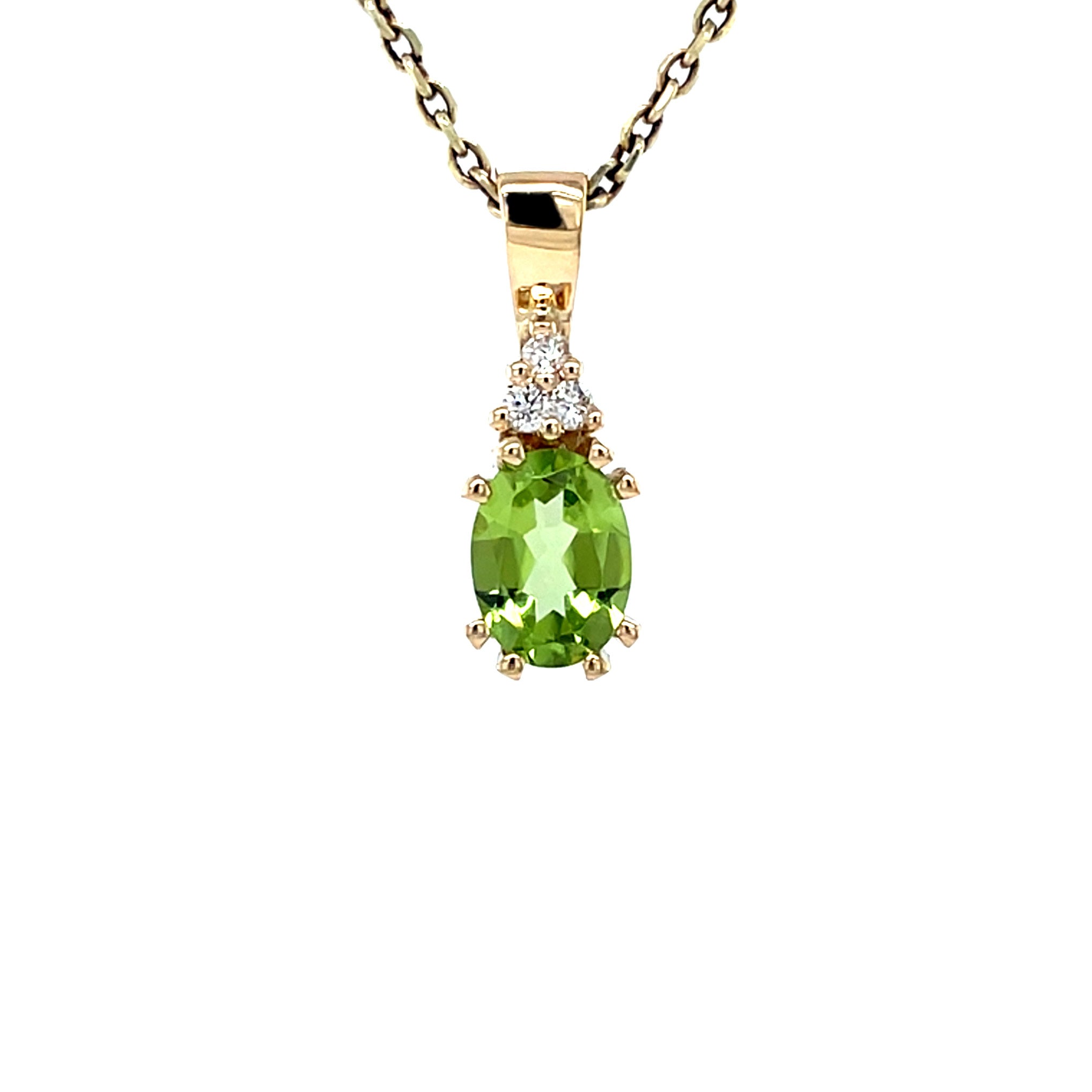 Audrey hanger 14 krt - Lime