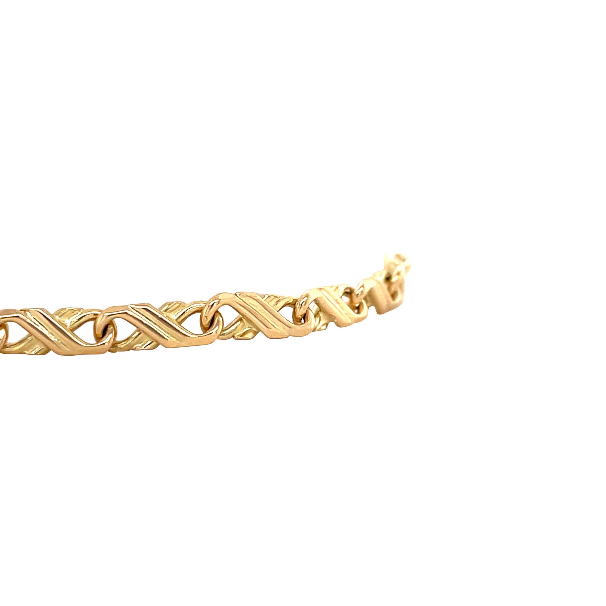 Gold vintage fantasy bracelet 18 kt