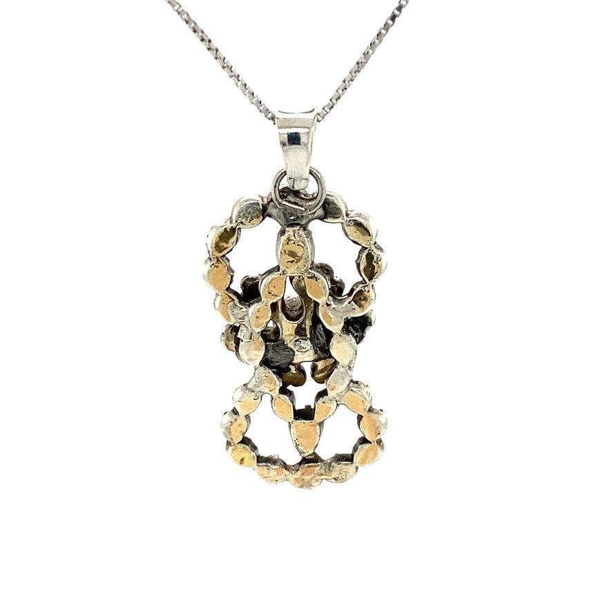 Zilveren hanger en diamant 925