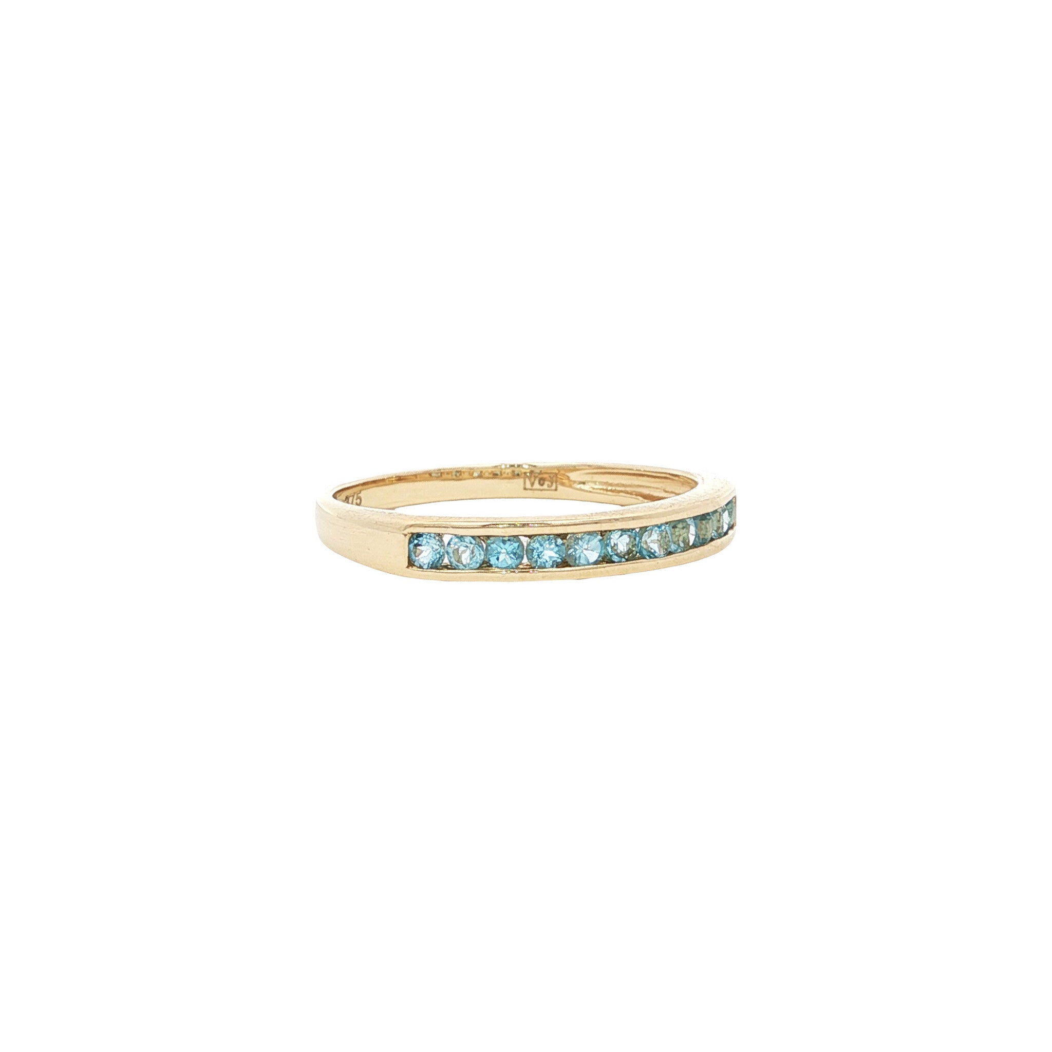 Ring met topaas 9 kt