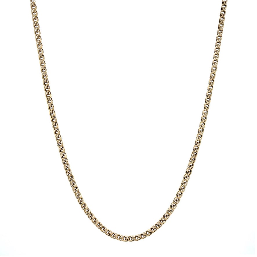 Gouden vintage fantasie collier 14 krt