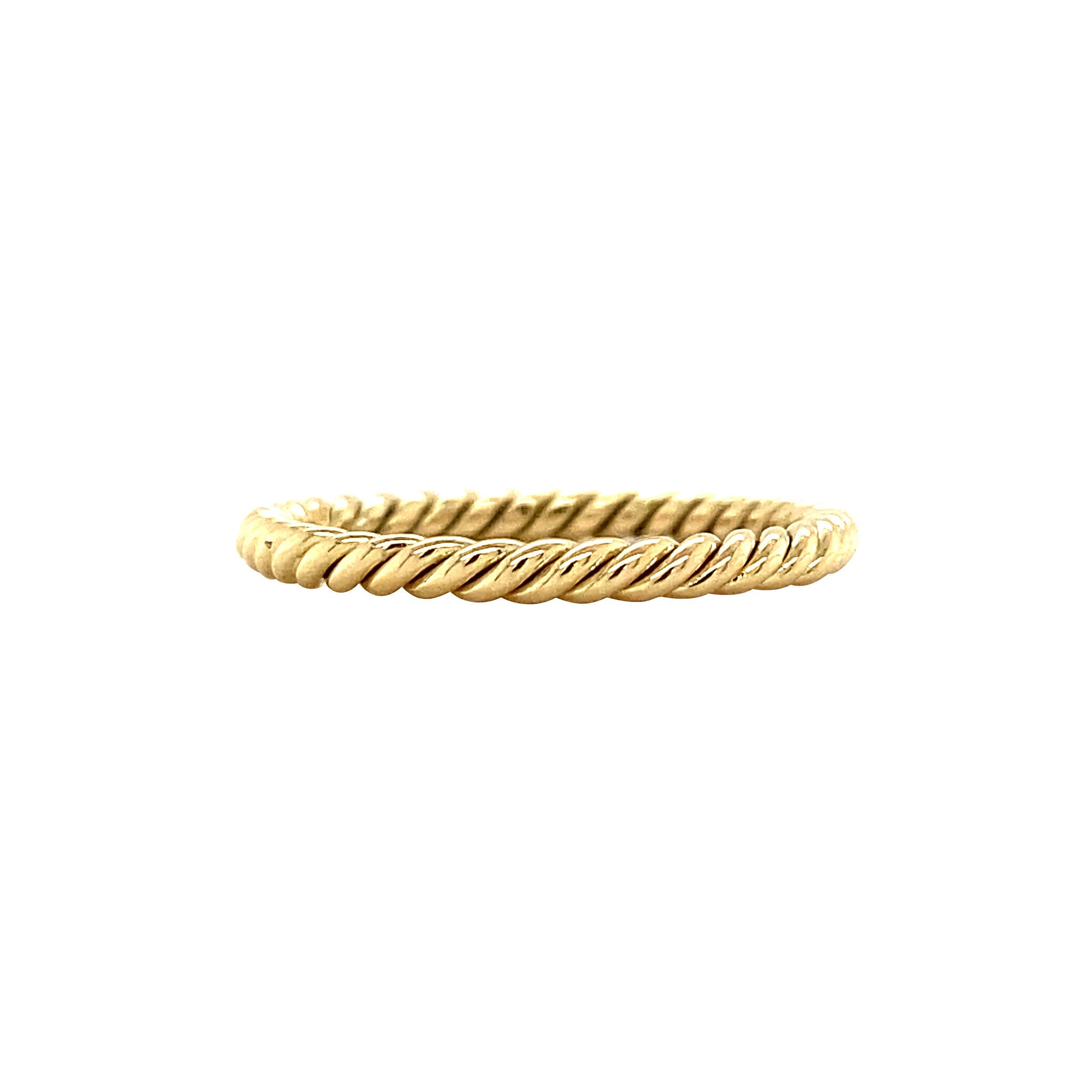 Gouden ring getordeerd 14 krt