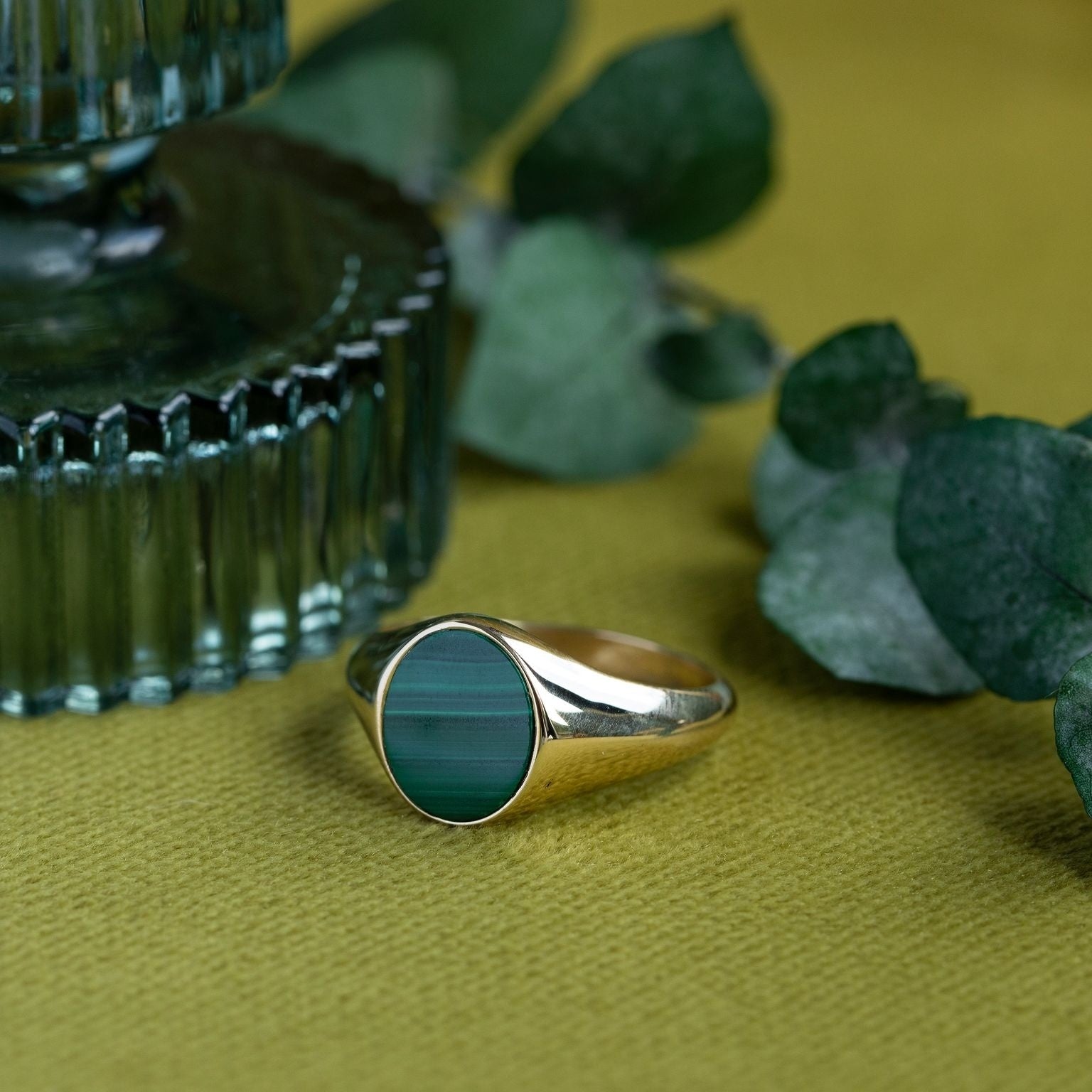 Twiggy ring 14 krt - Royal Green