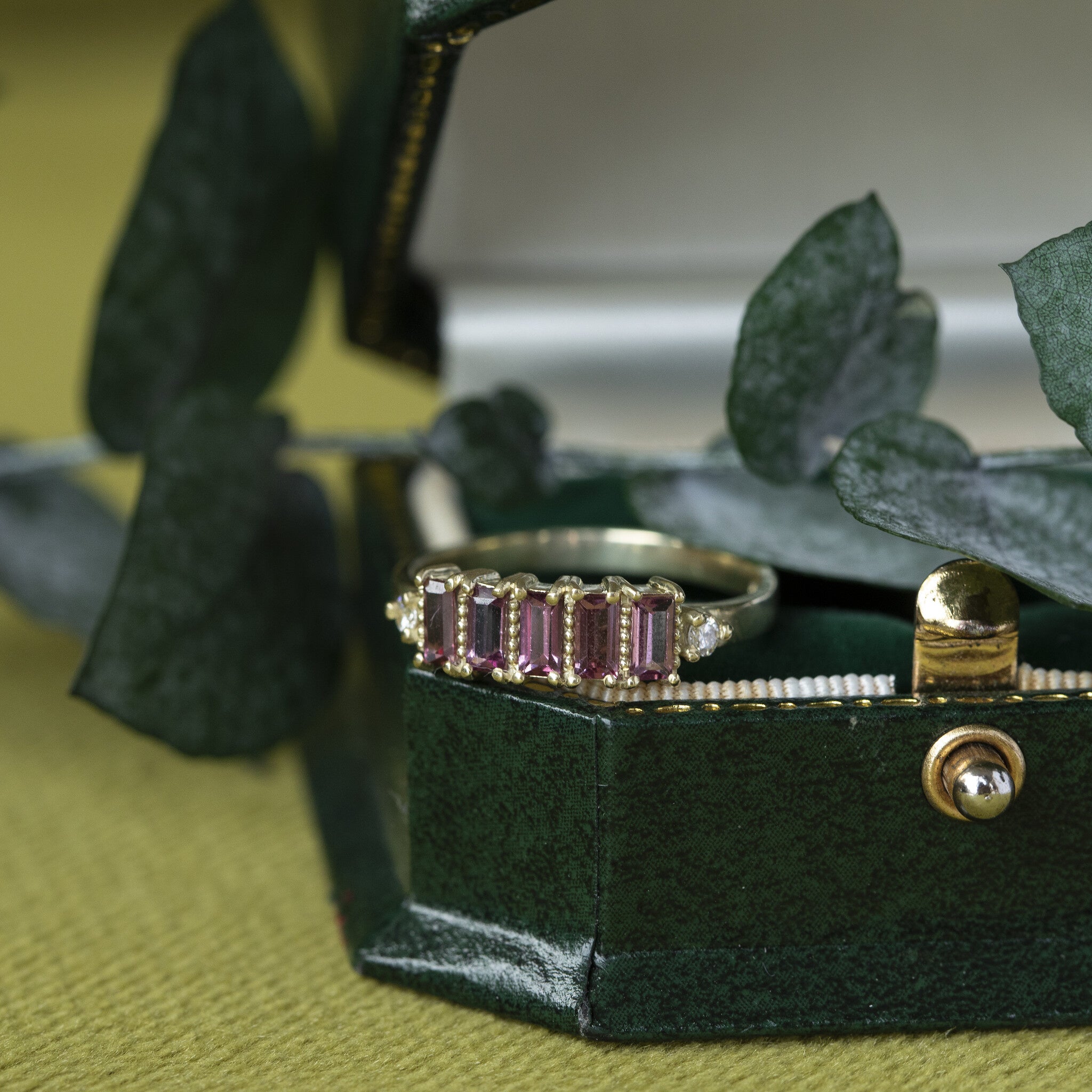 Jackie ring 14 krt - Lavender Love