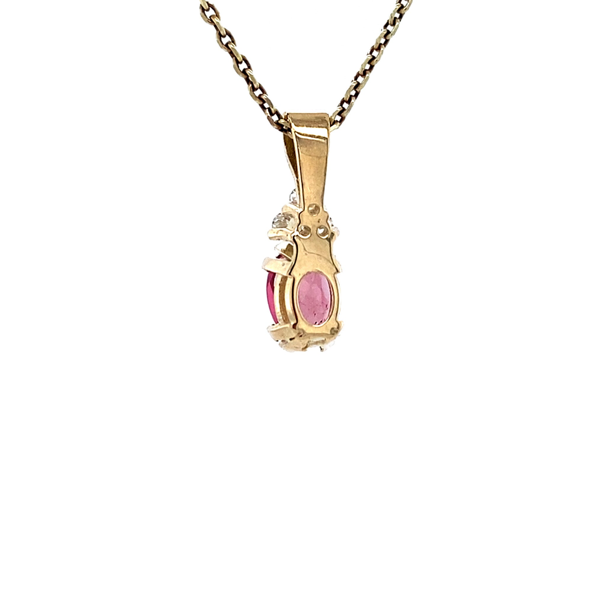 Audrey hanger 14 krt - Pink Sakura