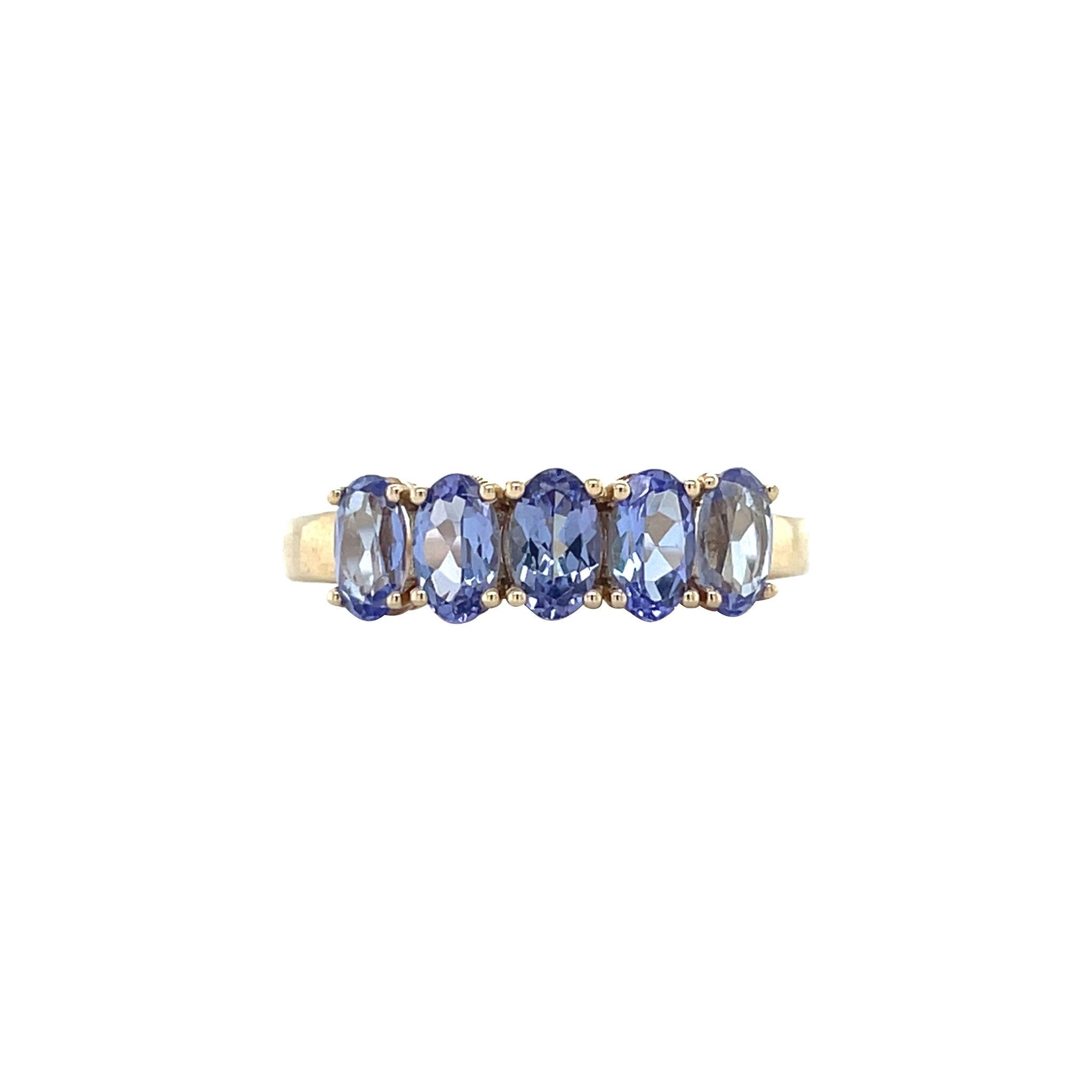 Josephine ring 14 krt - Tanzanite