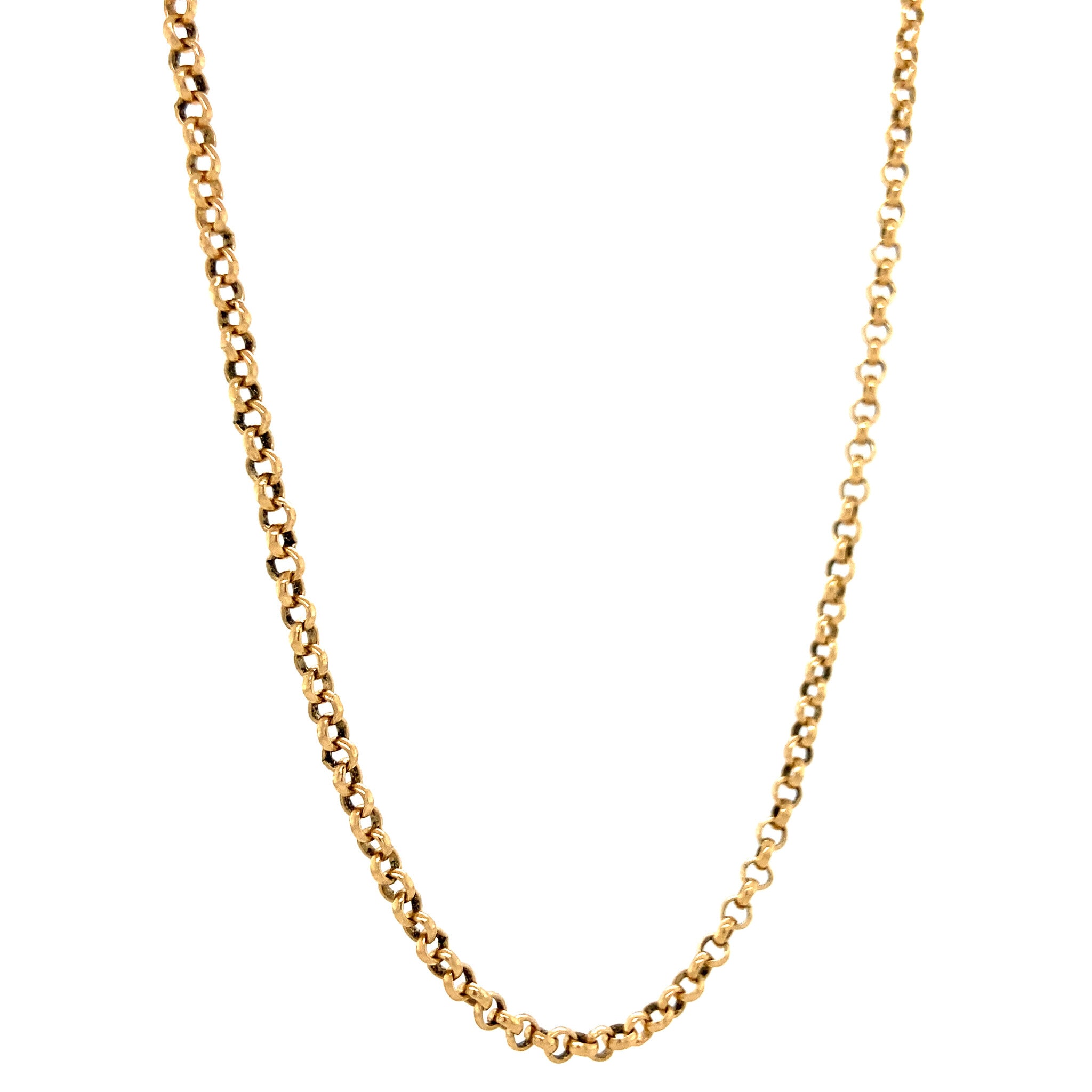 Gouden jasseron collier 14 krt
