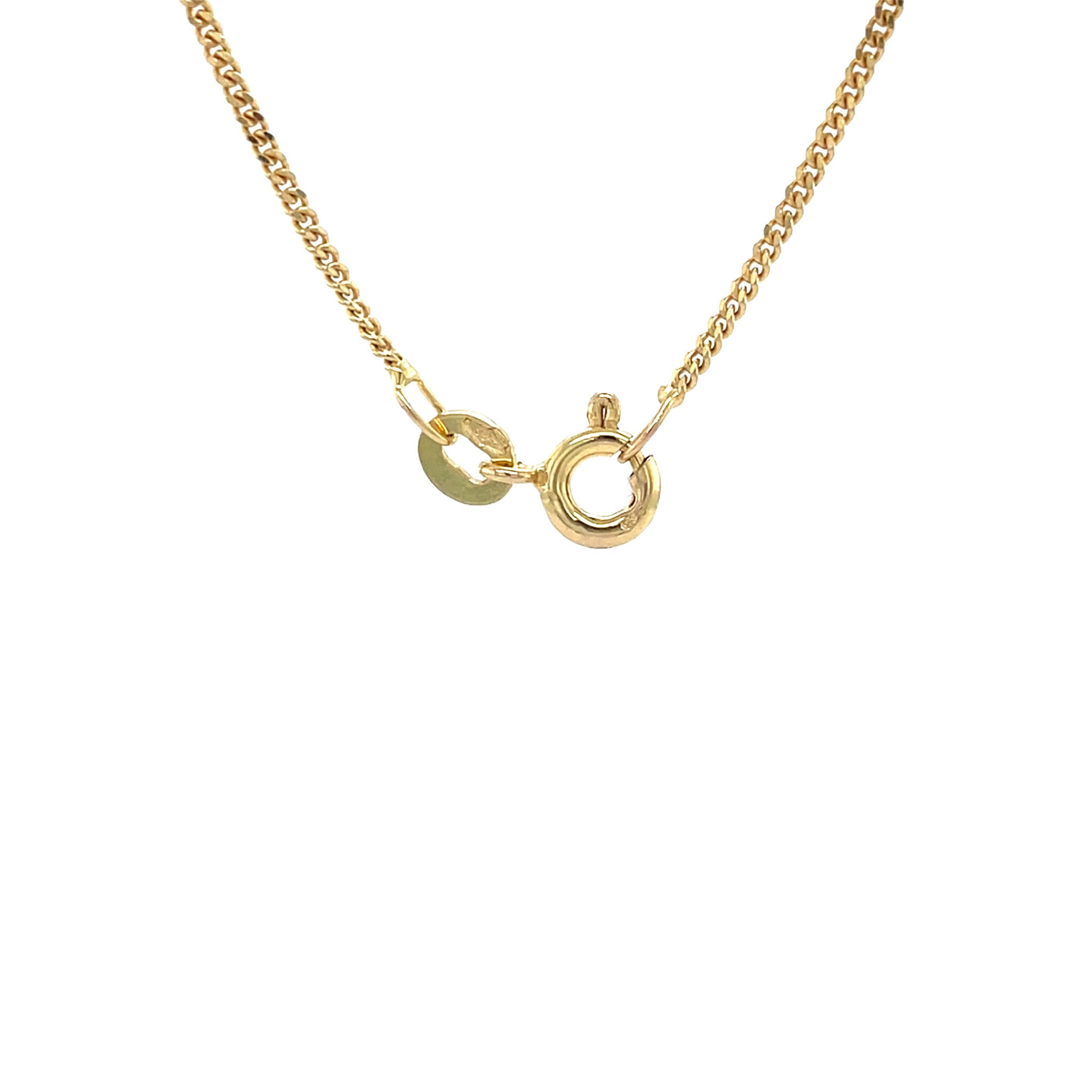 Gouden vintage gourmet lengtecollier 14 krt