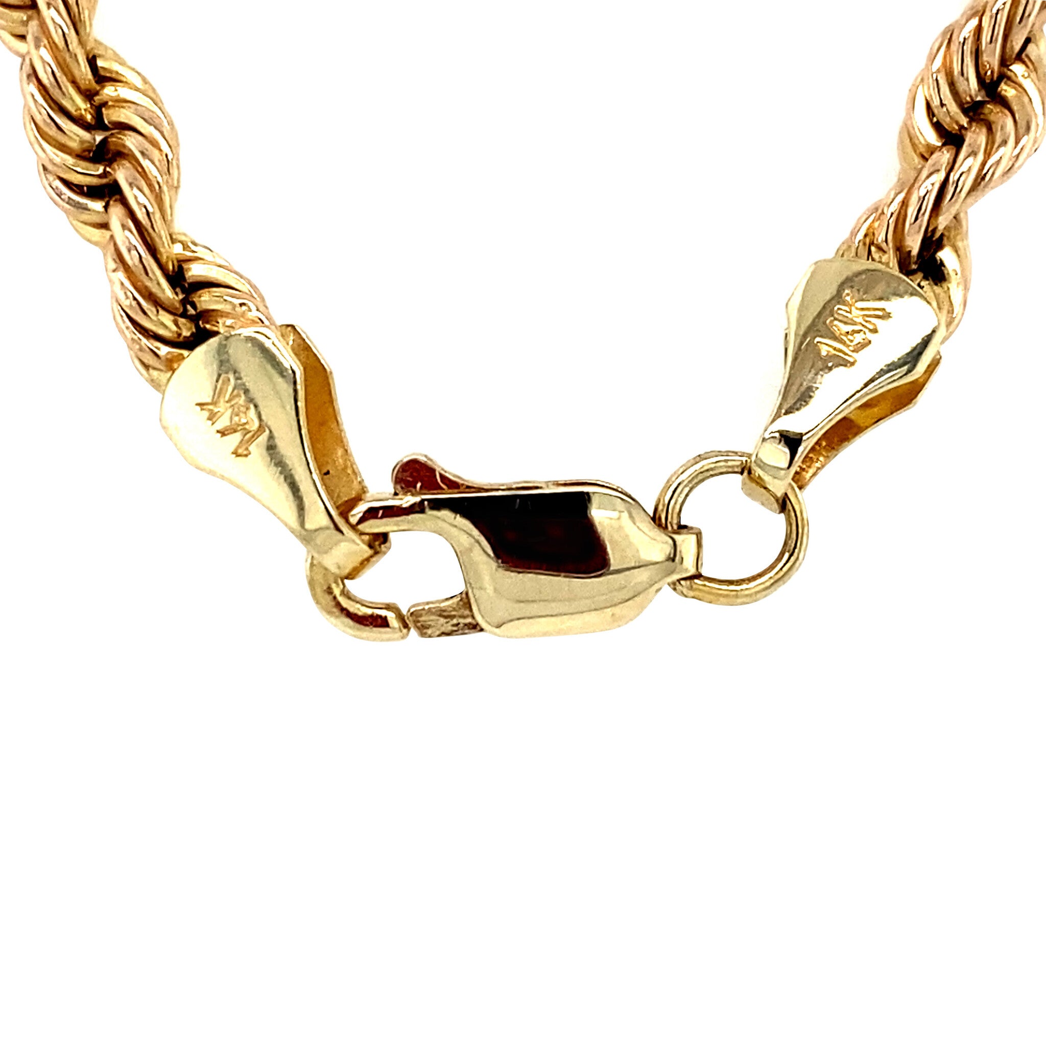 Gouden koord collier 14 krt