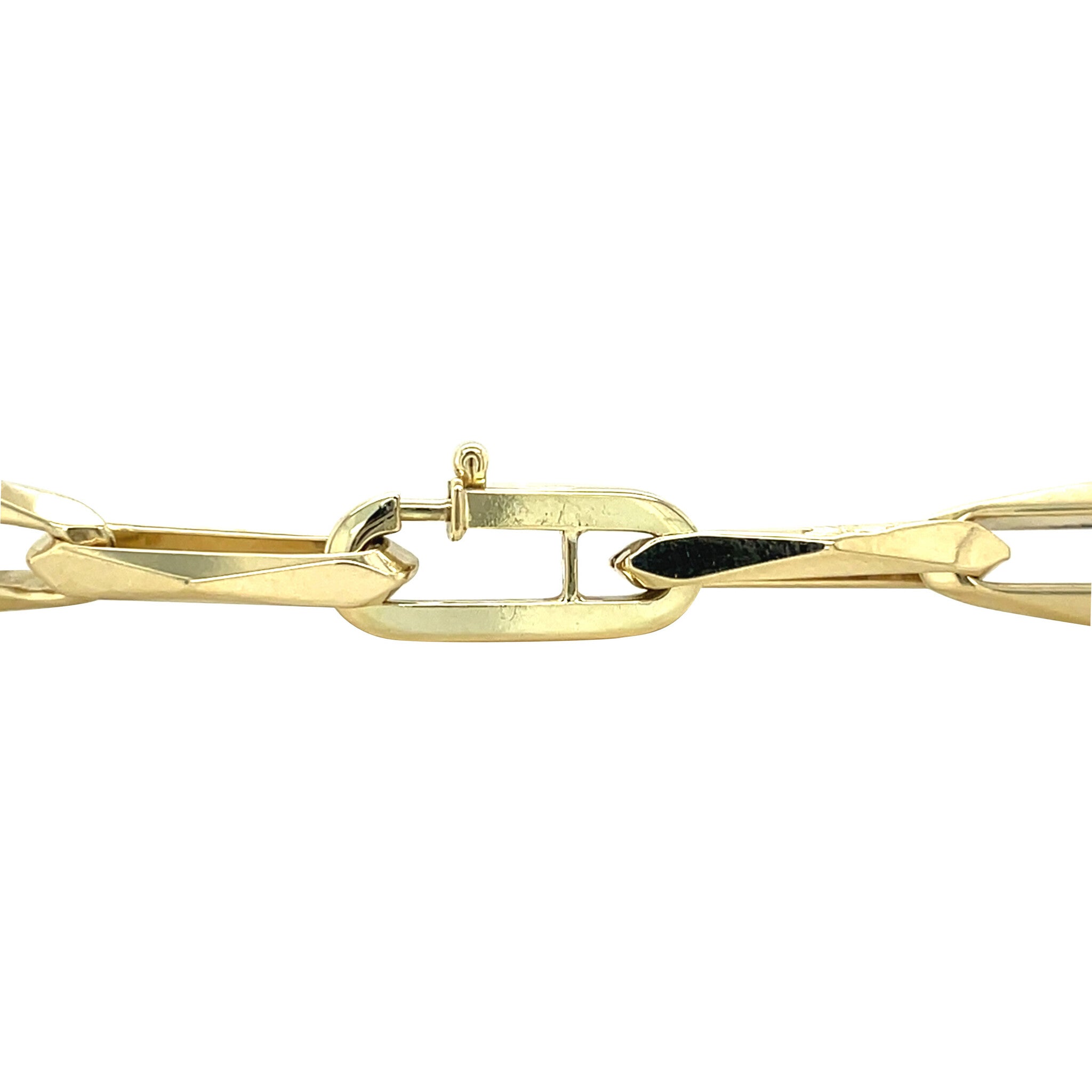 Gold vintage closed forever bracelet 14 kt