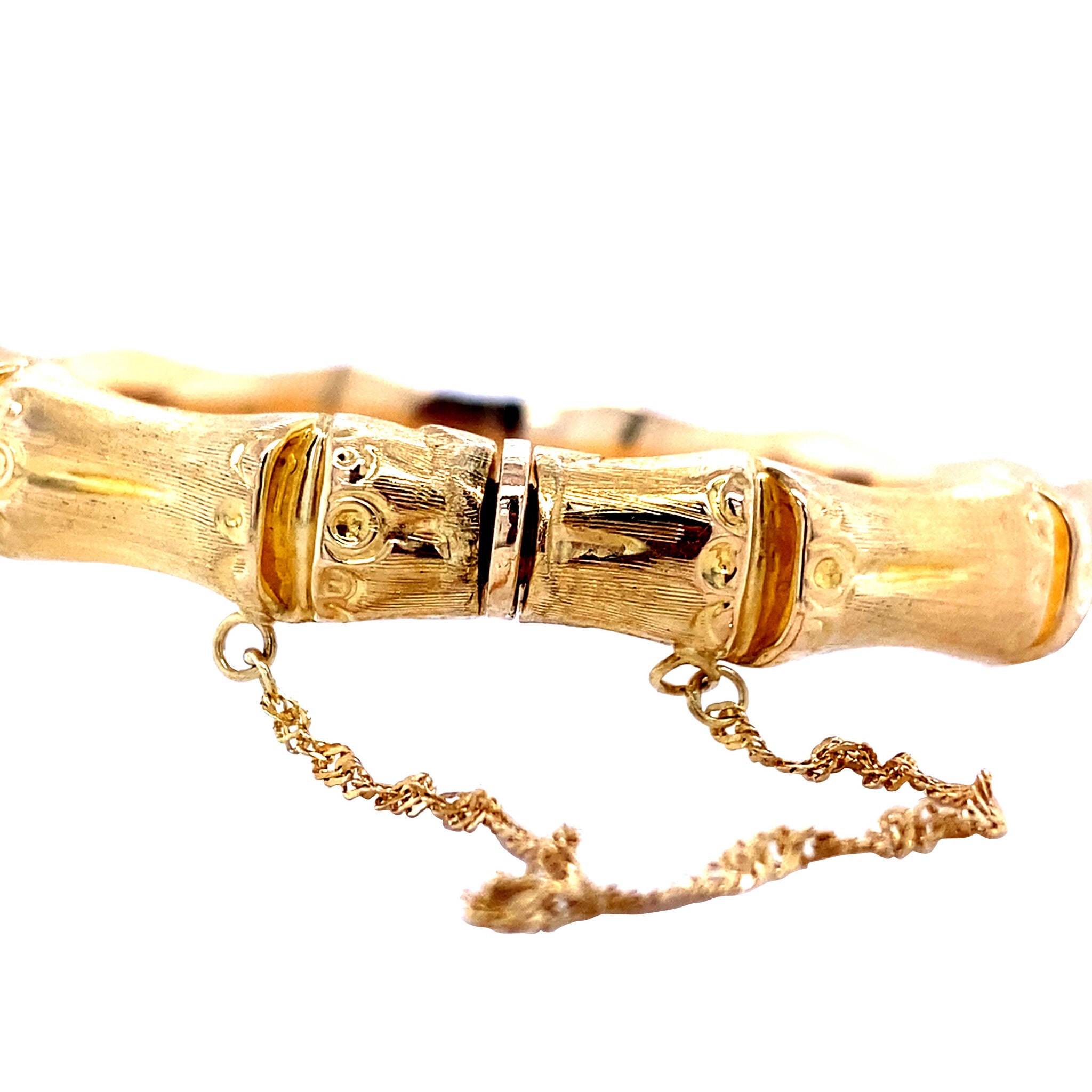 Gold bangle bamboo 18 krt